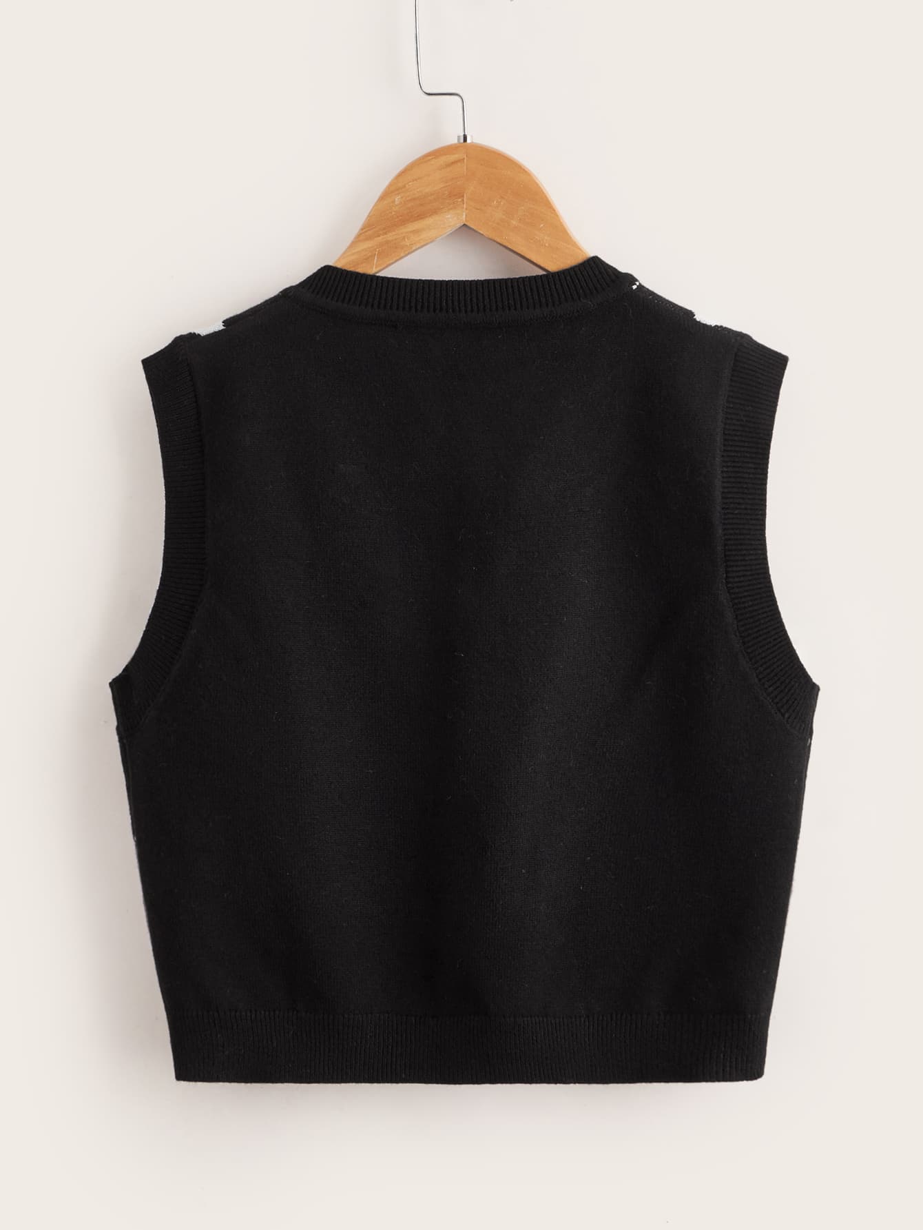 سترة صوفية بلا أكمام بنمط الأرجيل لفتاة المراهقة