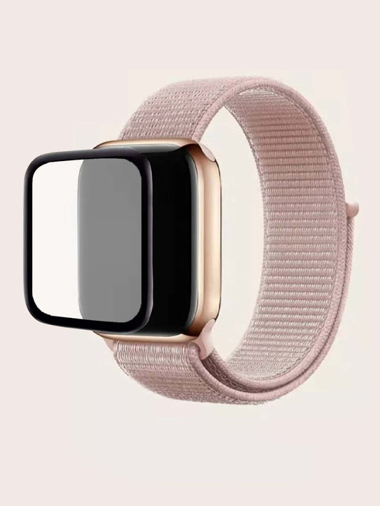 بسيط نيلون حزام ساعة مع شاشة حماية الشاشة متوافق مع Apple Watch