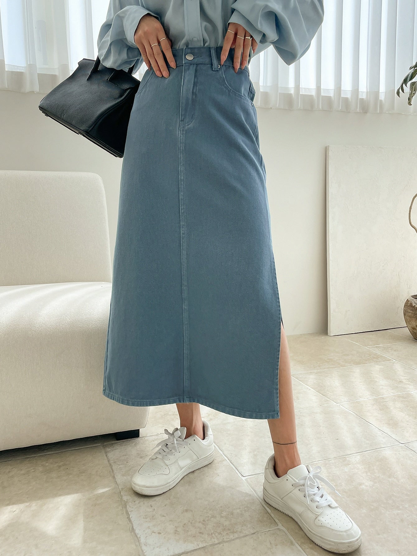 تنانير دينيم نسائية