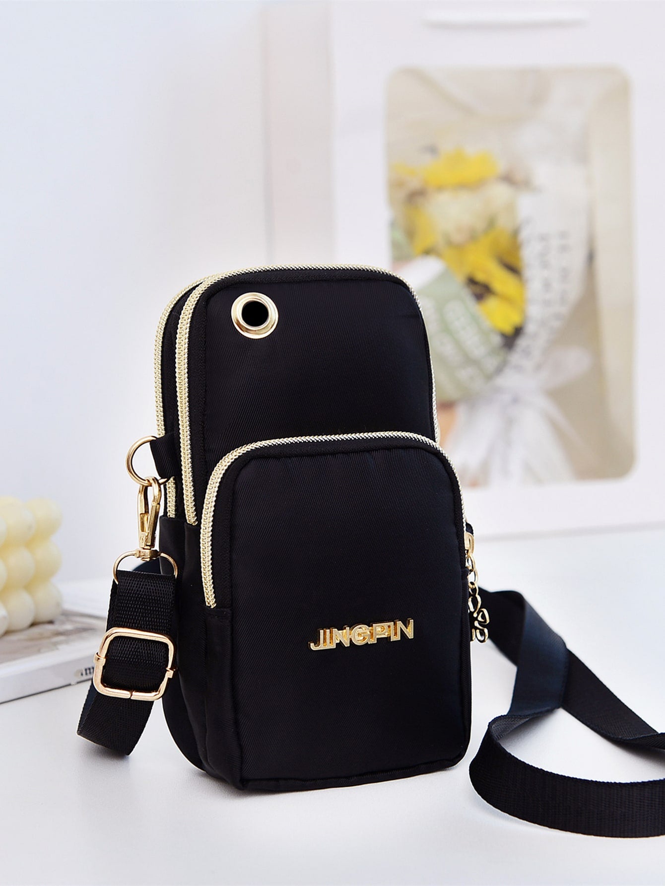 حقيبة هاتف كتف مقاومة للماء، حقيبة معصم رياضية