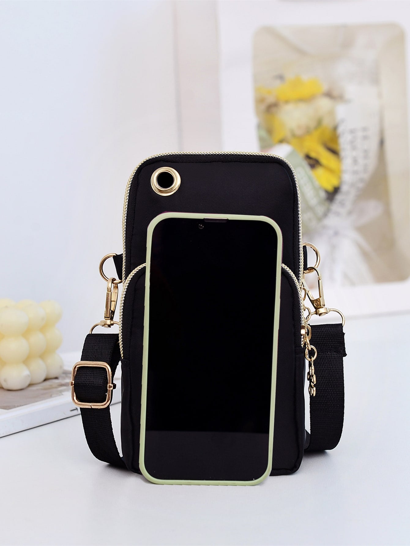 حقيبة هاتف كتف مقاومة للماء، حقيبة معصم رياضية