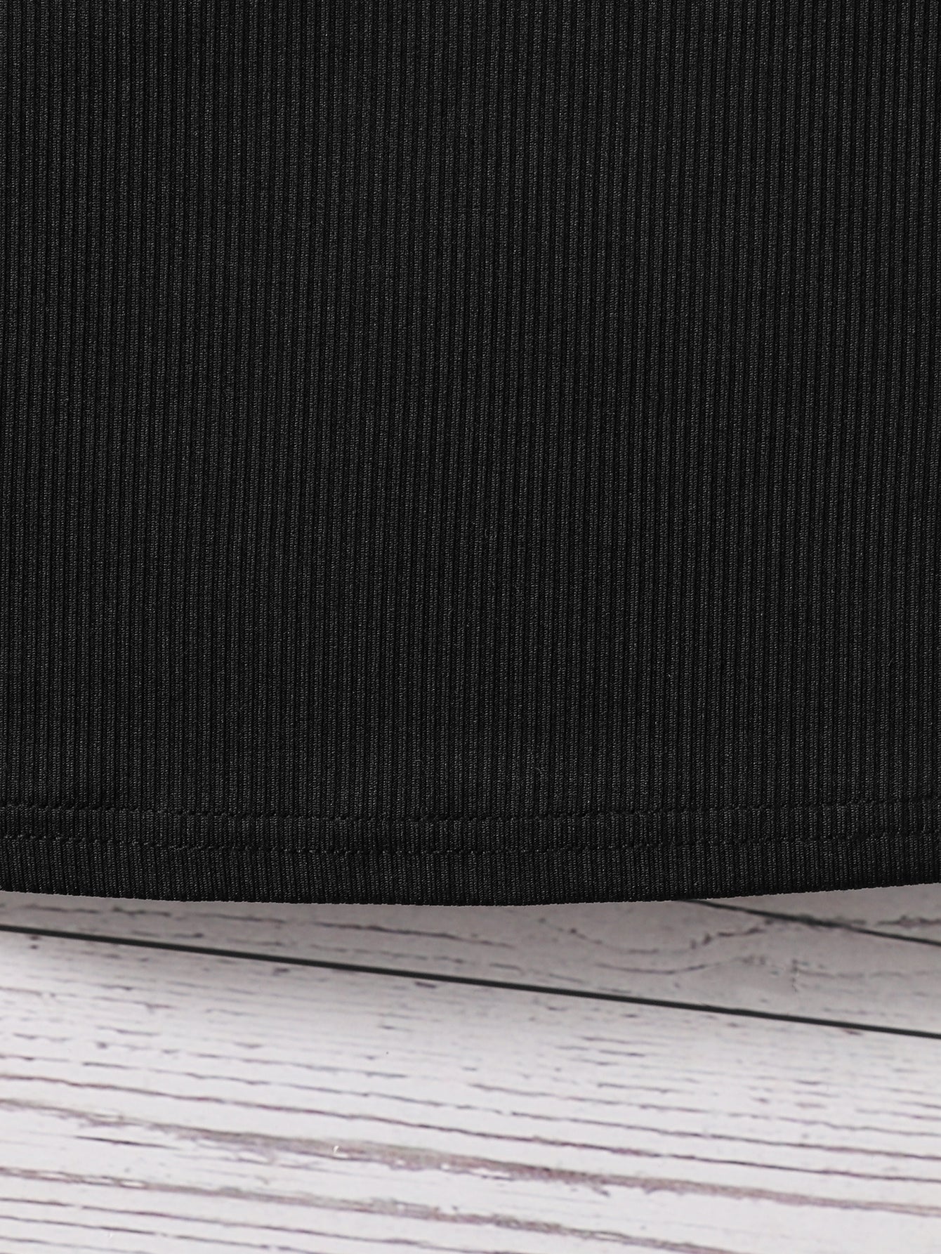 لباس علوي تانك محبوك مضلع قص مجوف بنت طفل