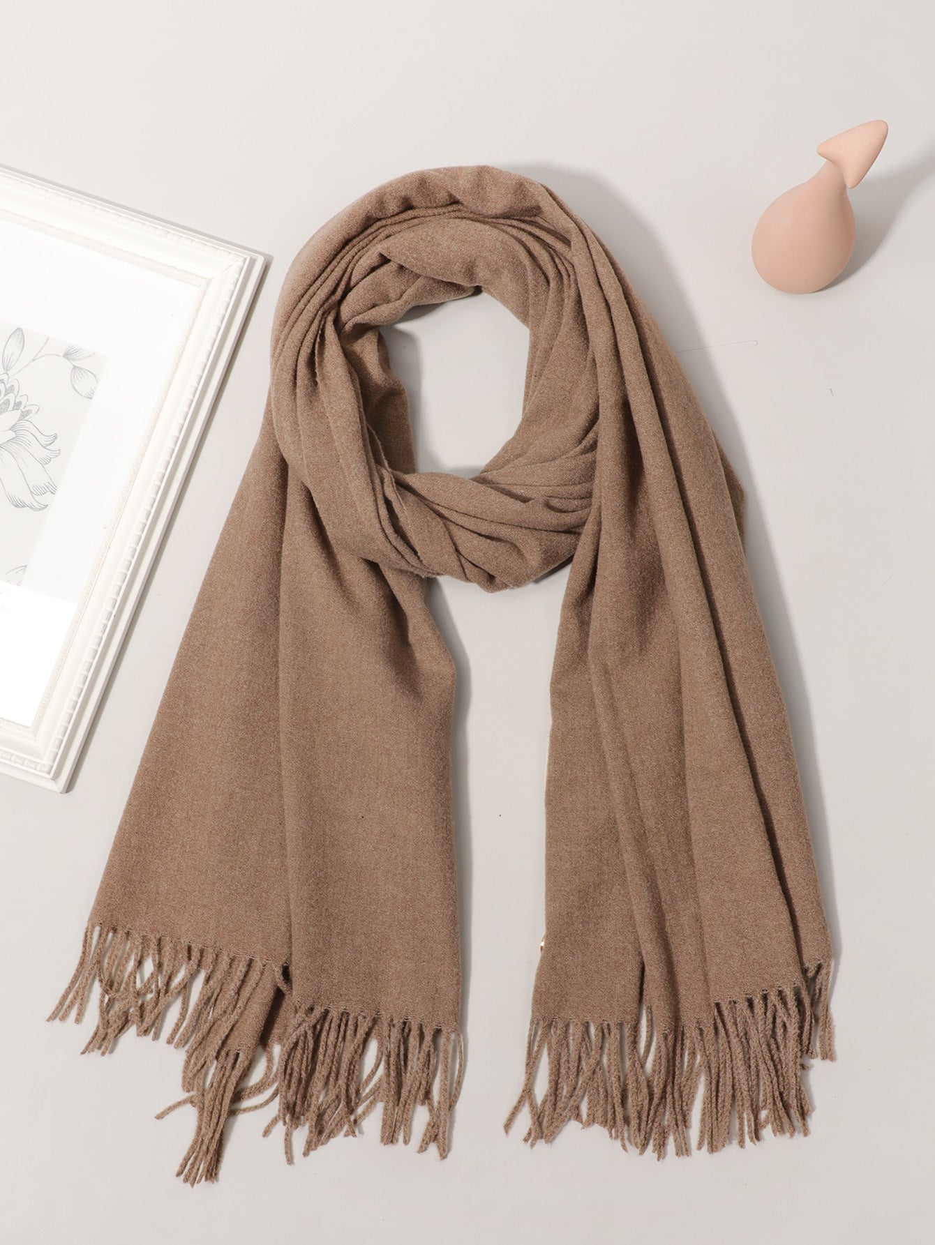 شال مزخرف بزر مقلم كشكش