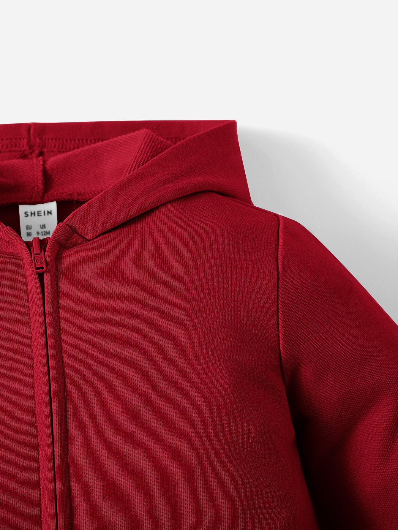 بدلة قفّازات أطفال بناتيّة ذات غطاء ياقة رسالية تفصيلية بسحّاب