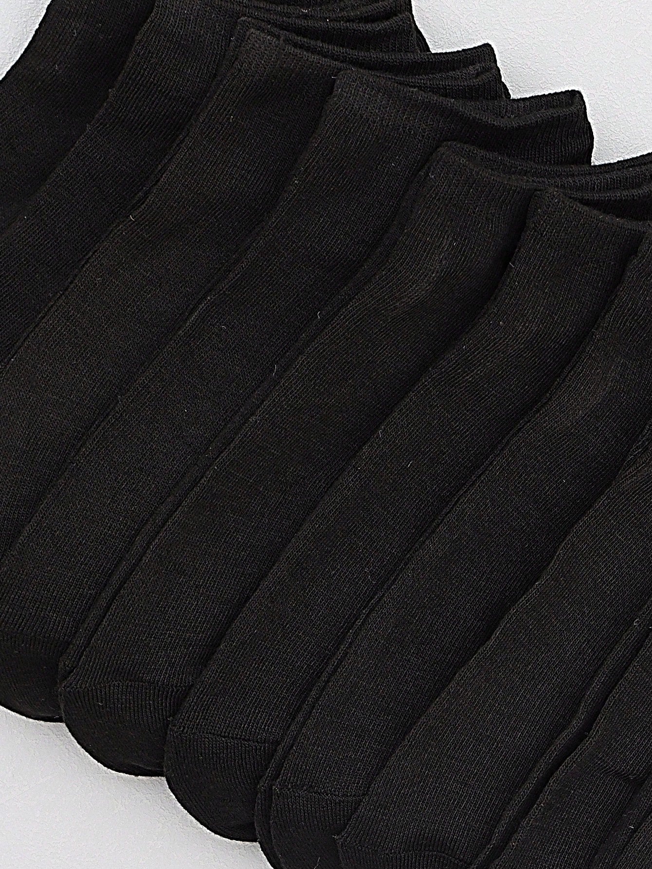 جوارب كاحل موحدة اللون 10 أزواج