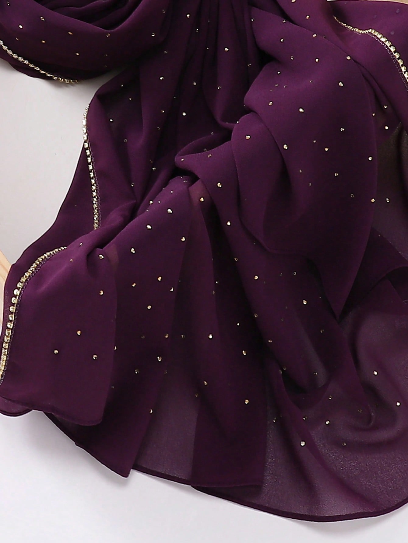 وشاح بديكور حجر الراين الموضة الى الحياة اليومية قطعة واحدة نساء