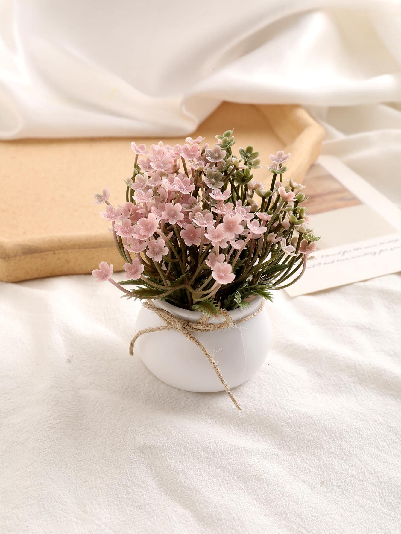 صناعي وعاء وردي pvc بلاستيك لطيفة مزهرية نبات الى منزل زخرفة قطعة واحدة للاطفال