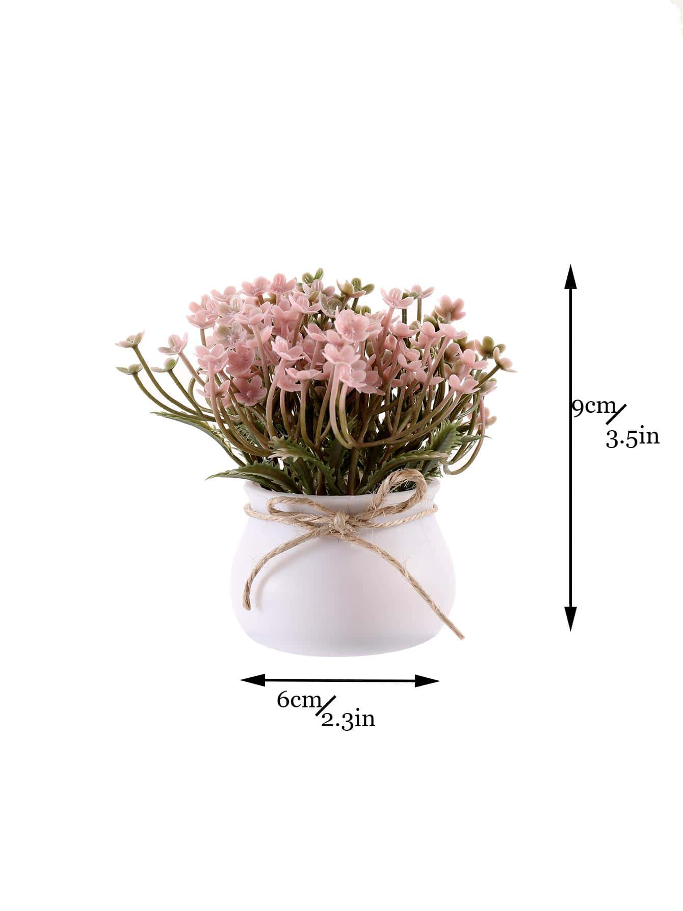 صناعي وعاء وردي pvc بلاستيك لطيفة مزهرية نبات الى منزل زخرفة قطعة واحدة للاطفال