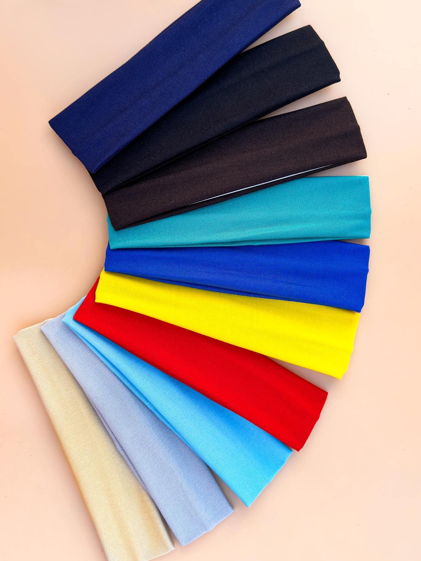 مجموعة من 10 مطاط للشعر بألوان جذابة للنساء اللاتي يرتدين الأزياء العادية