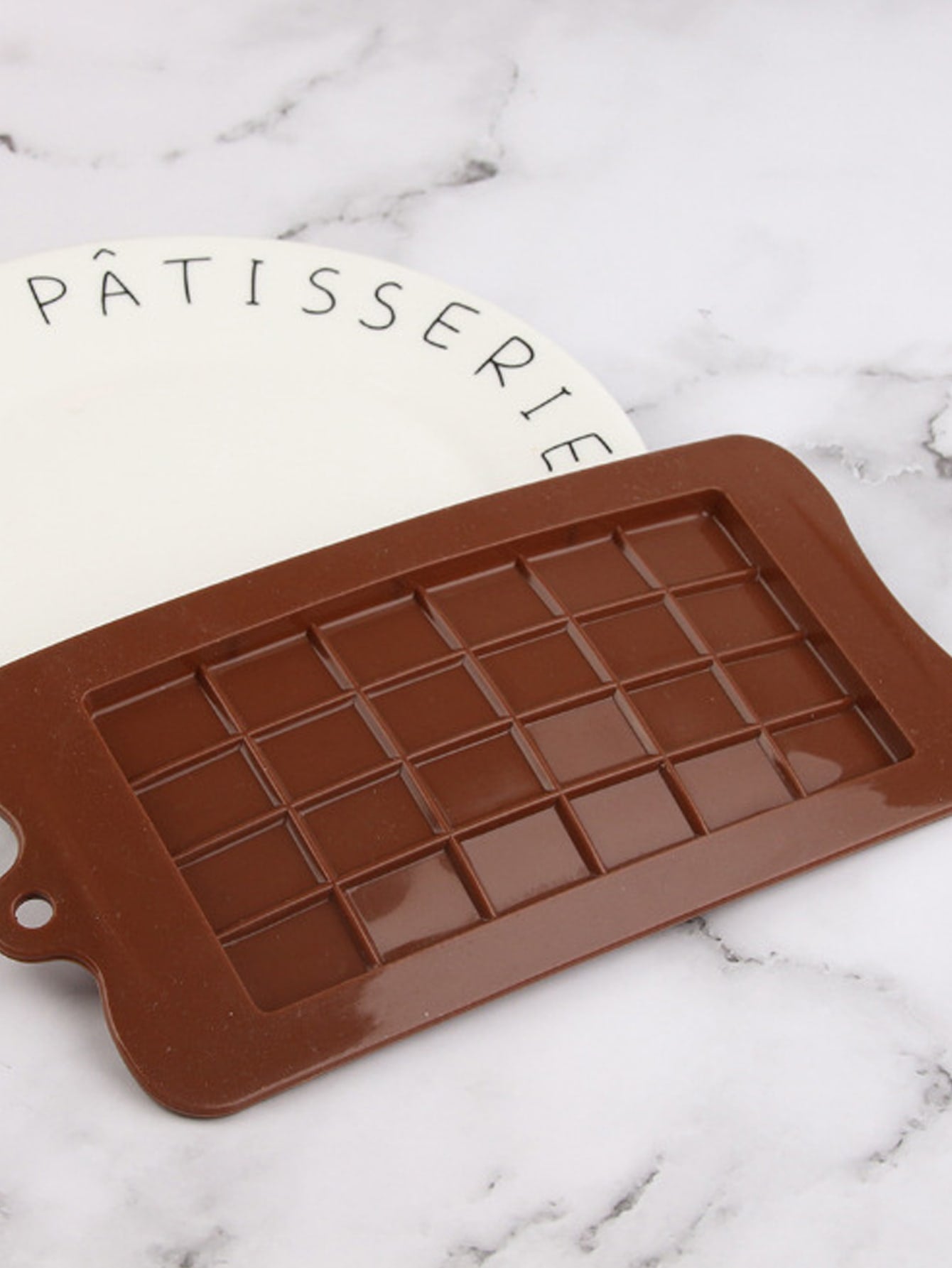 قطعة واحدة 24 تجويف مستطيل شكل قالب شوكولاتة , سيليكون , قالب حلوى فندان الى DIY خبز