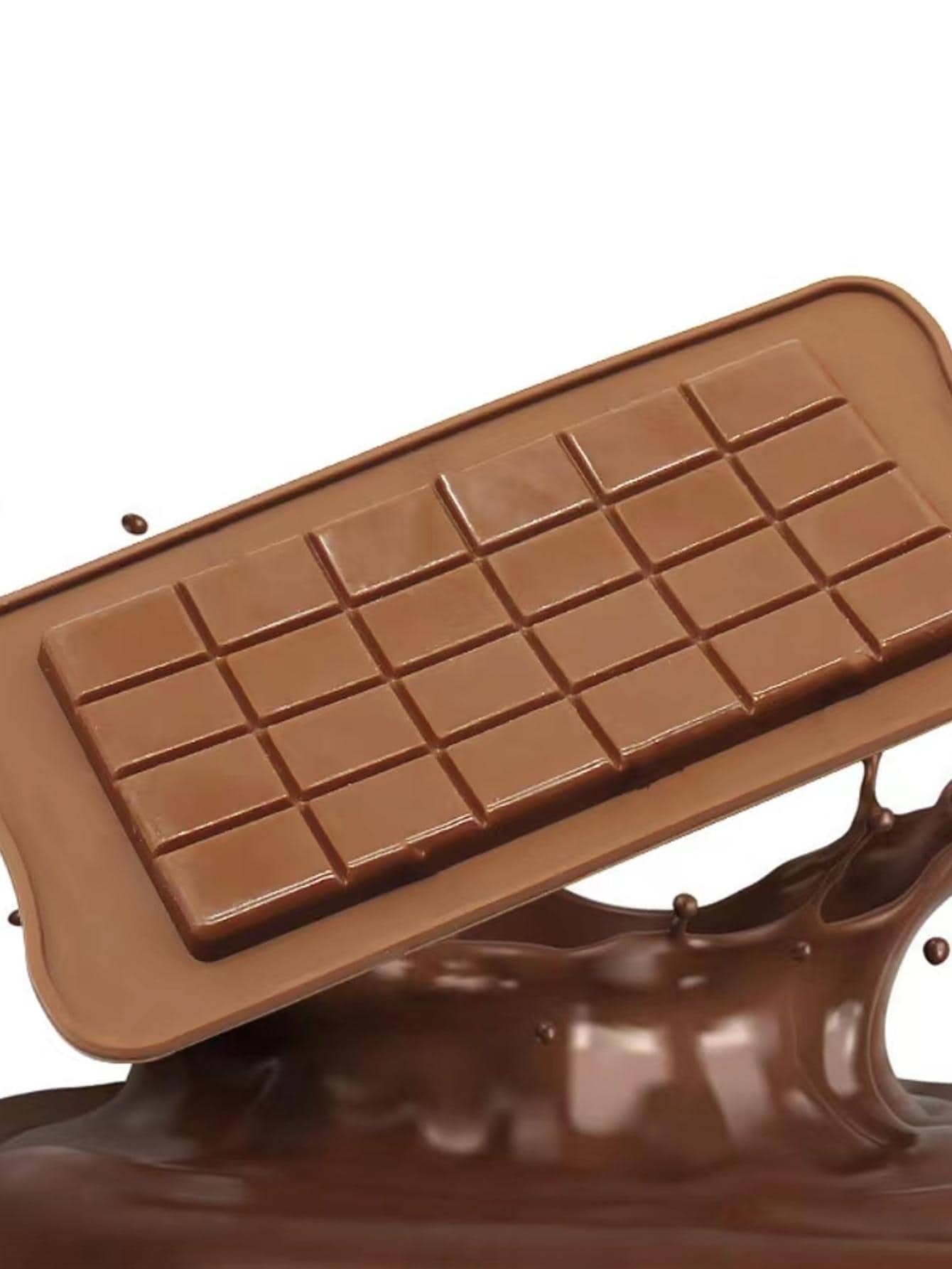 قطعة واحدة 24 تجويف مستطيل شكل قالب شوكولاتة , سيليكون , قالب حلوى فندان الى DIY خبز