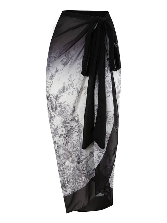 تنورة ساحلي وصول المخزون الجديد مثير & أهيف شيفون