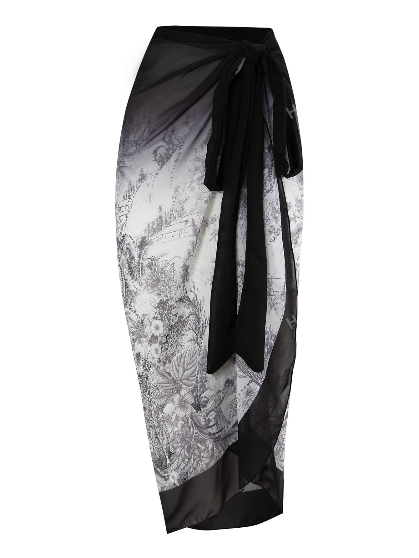 تنورة ساحلي وصول المخزون الجديد مثير & أهيف شيفون