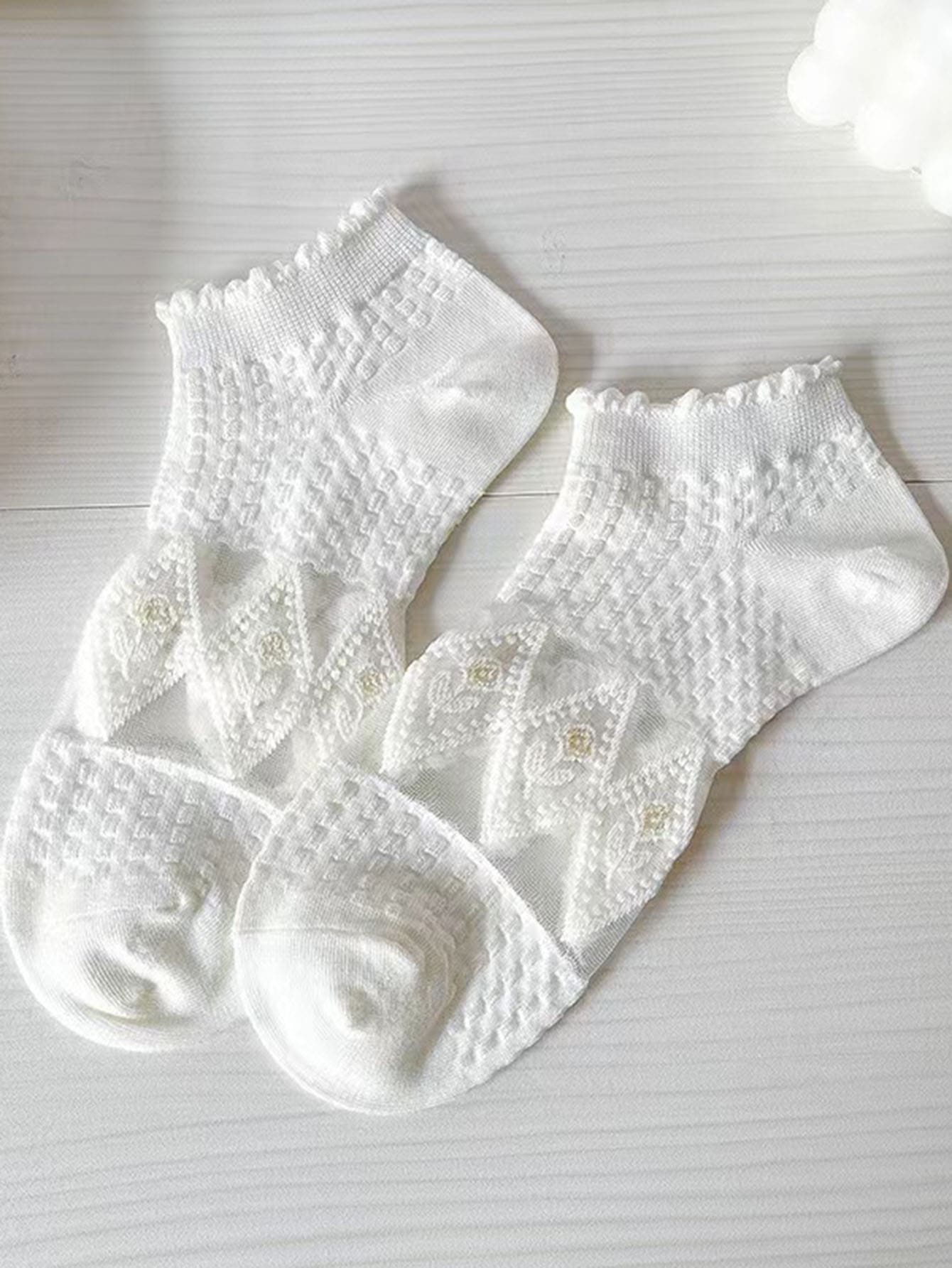 خمسة ل للنساء الصيف سميك شفاف تنفس الجوارب القارب كاجوال كل المطابقة دانتيل جوارب