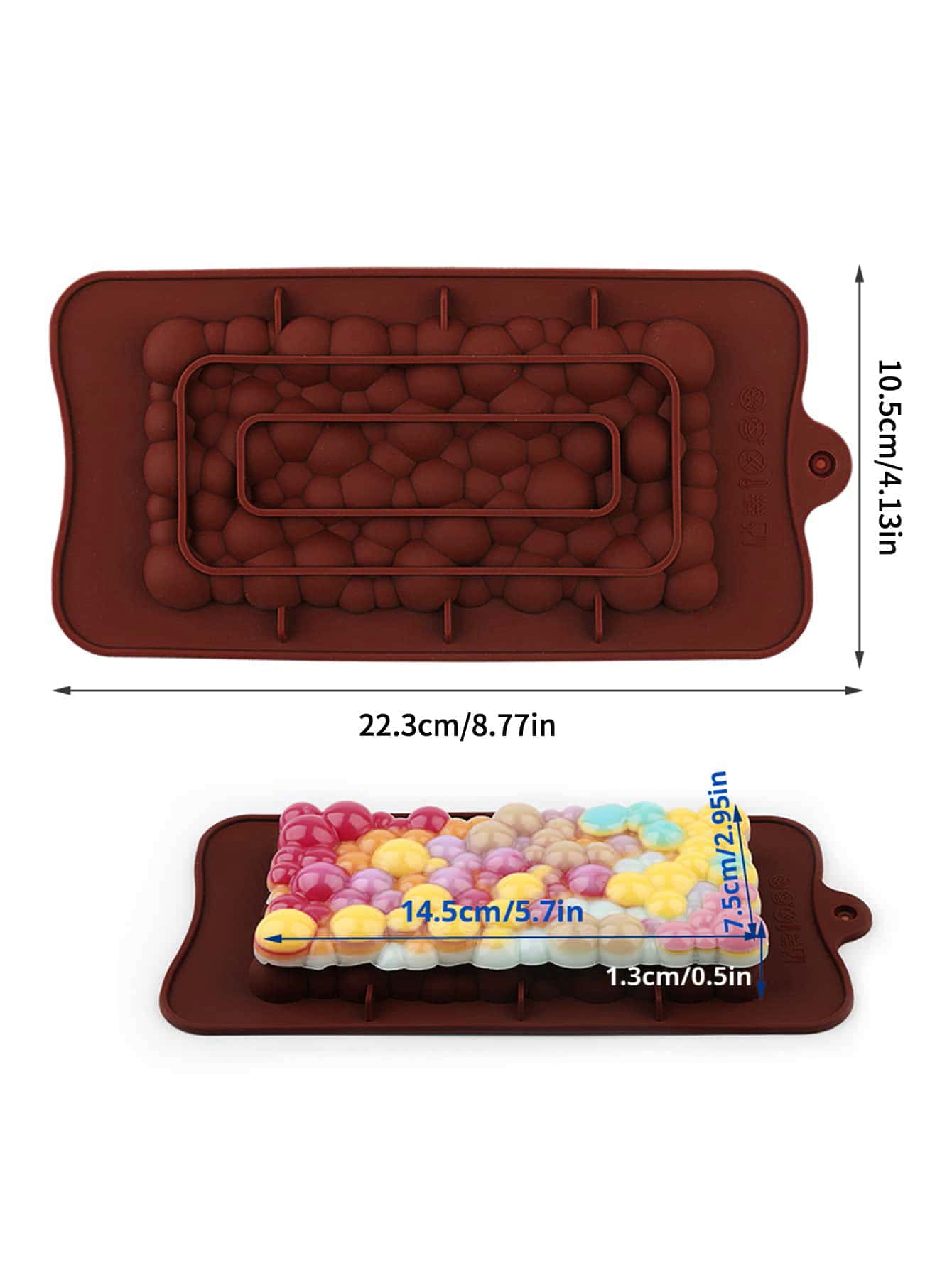 قالب سيليكون DIY فقاعة تصميم قطعة واحدة