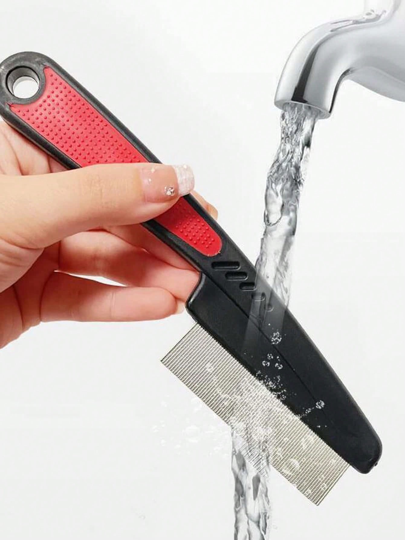 قطعة أمشاط مع أسنان ناعمة وكثيفة للكبار، تساعد على إزالة القمل والقشرة، العناية بالجسم للسفر والخارج والرياضة والعمل والمدرسة، اكسسوارات للشعر