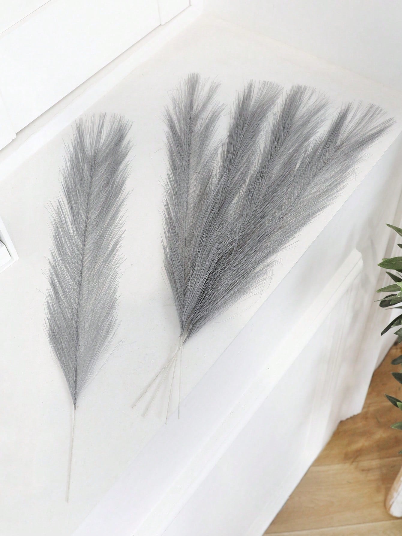 قصب اصطناعي 43 سم / 16.93 بوصة لملء الزهور الكبيرة بالأرض، وديكور عصري