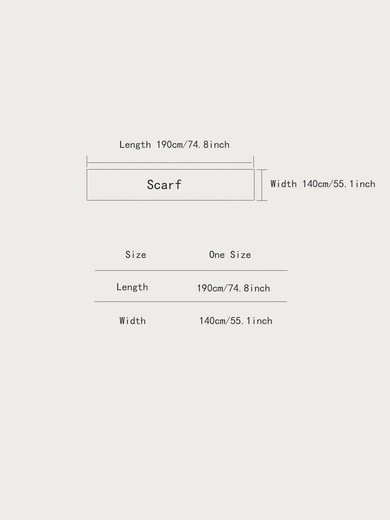 قطعة واحدة وشاح من الشيفون