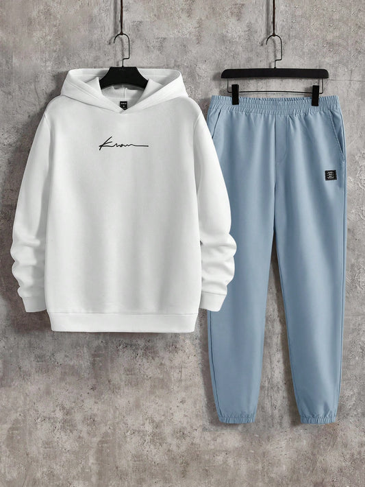 هوديز وبلايز ثقيلة رجالية منسقة