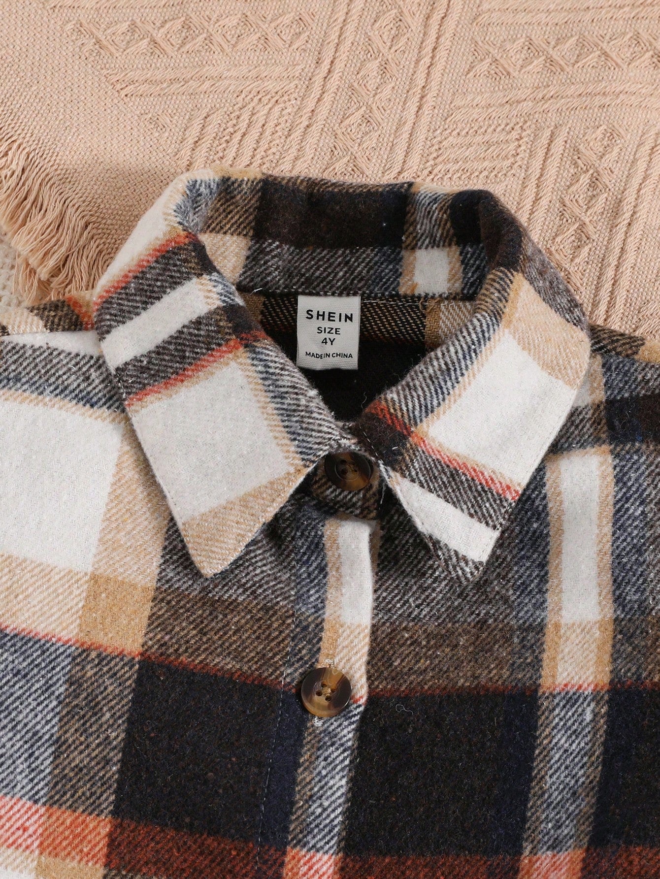 طقم فستان جاكيت منقوش جميل وعصري للفتيات مكون من قطعتين