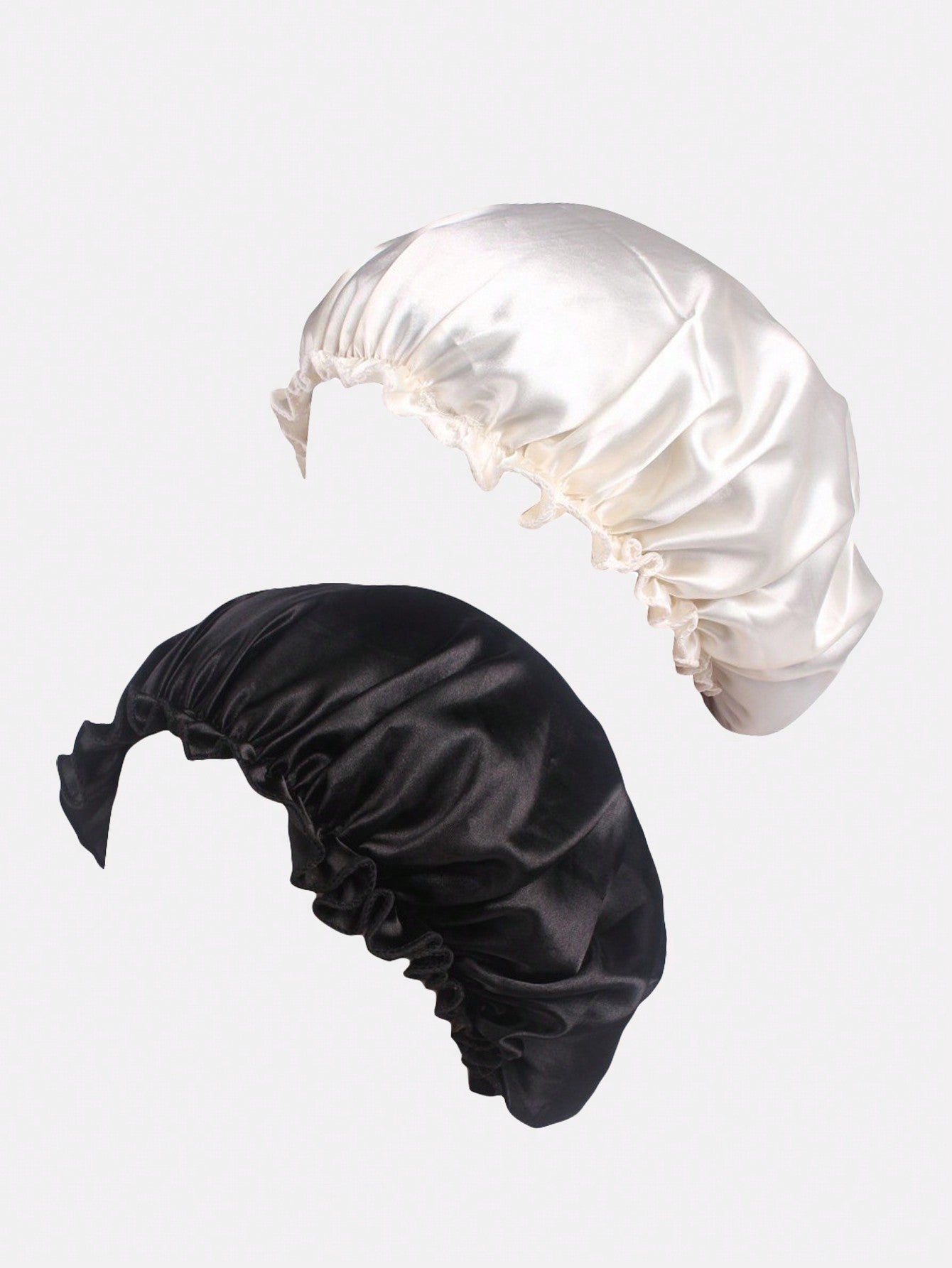 قبعة نوم من الحرير الصناعي متعددة الألوان للسيدات بدانتيل، قبعة العلاج الكيميائي