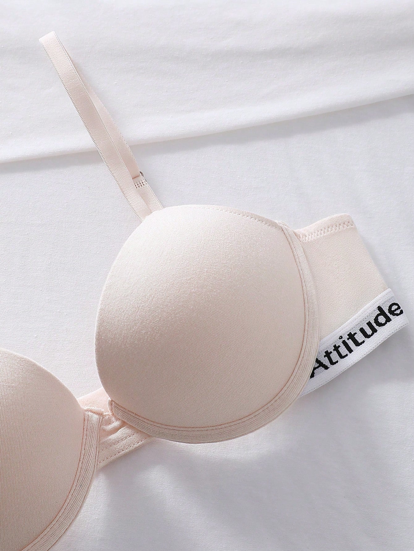 صدرية دعم مع حمالات مطبوعة بالحروف 3 قطع مع سلك داخلي للرياضة