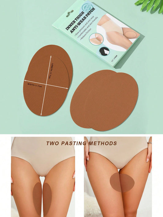 وسادة سيليكون لمنطقة الفخذ للسيدات بمقاس كبير ، حماية غير مرئية ضد التآكل و الاحتكاك