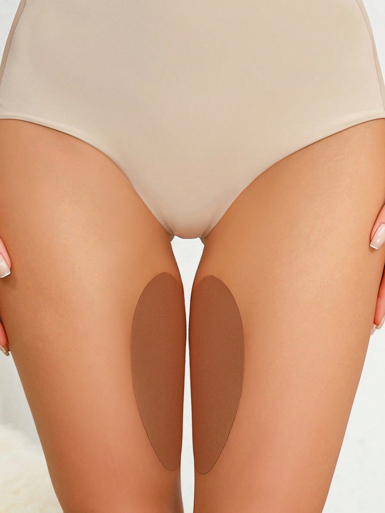 وسادة سيليكون لمنطقة الفخذ للسيدات بمقاس كبير ، حماية غير مرئية ضد التآكل و الاحتكاك