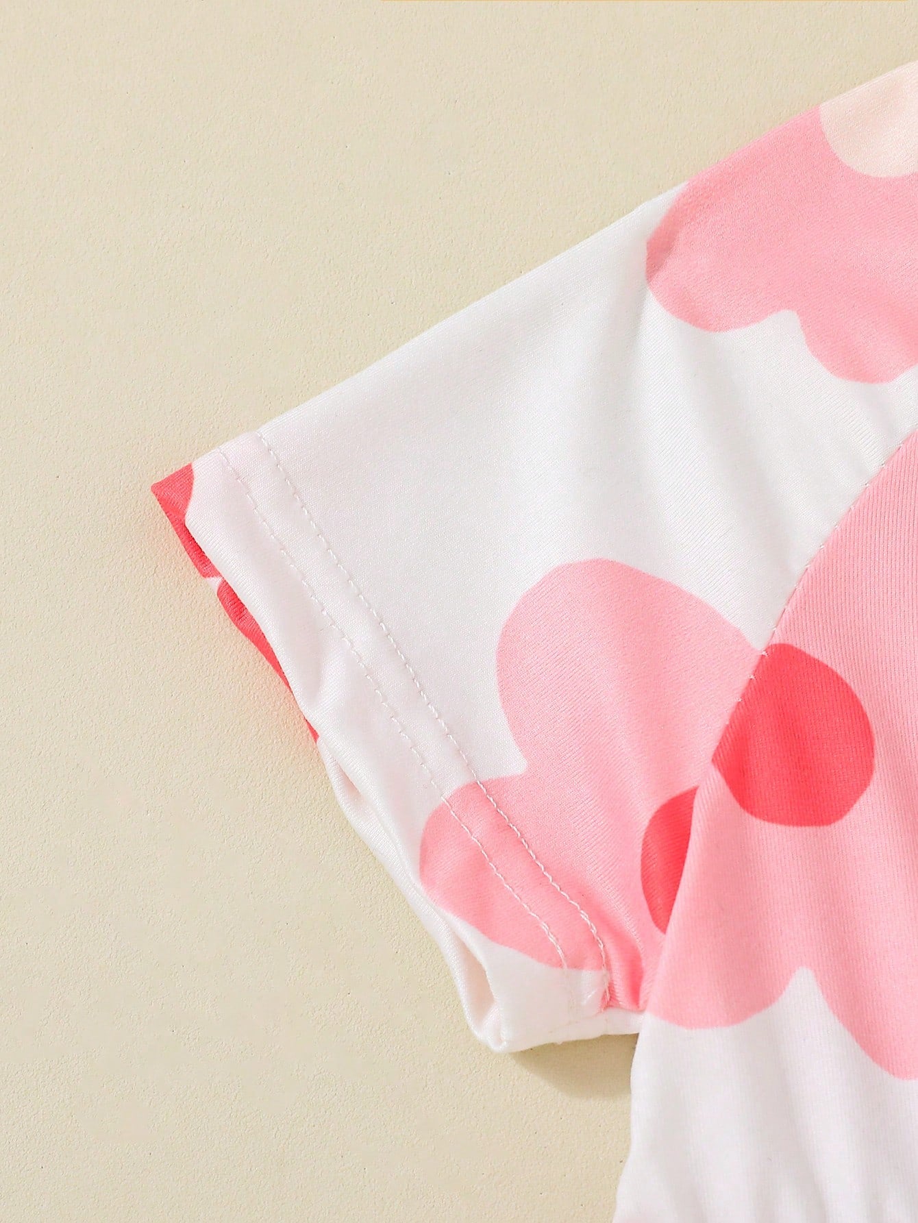 فستان طويل الأكمام بأكمام رجلان وطبعات زهور لطيف للرضع النساء