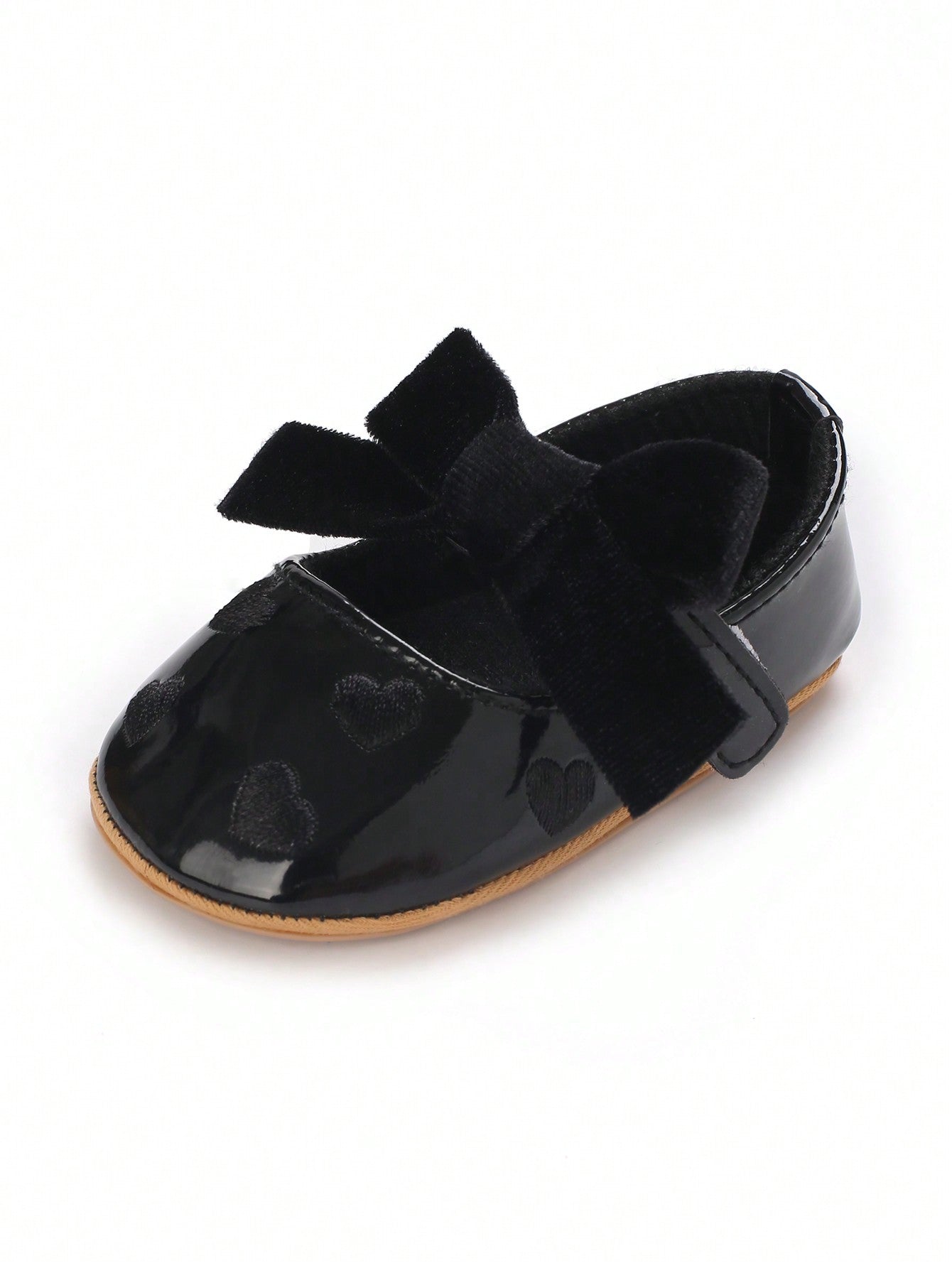 حذاء شبه مسطح للأميرات بعقدة فراشة