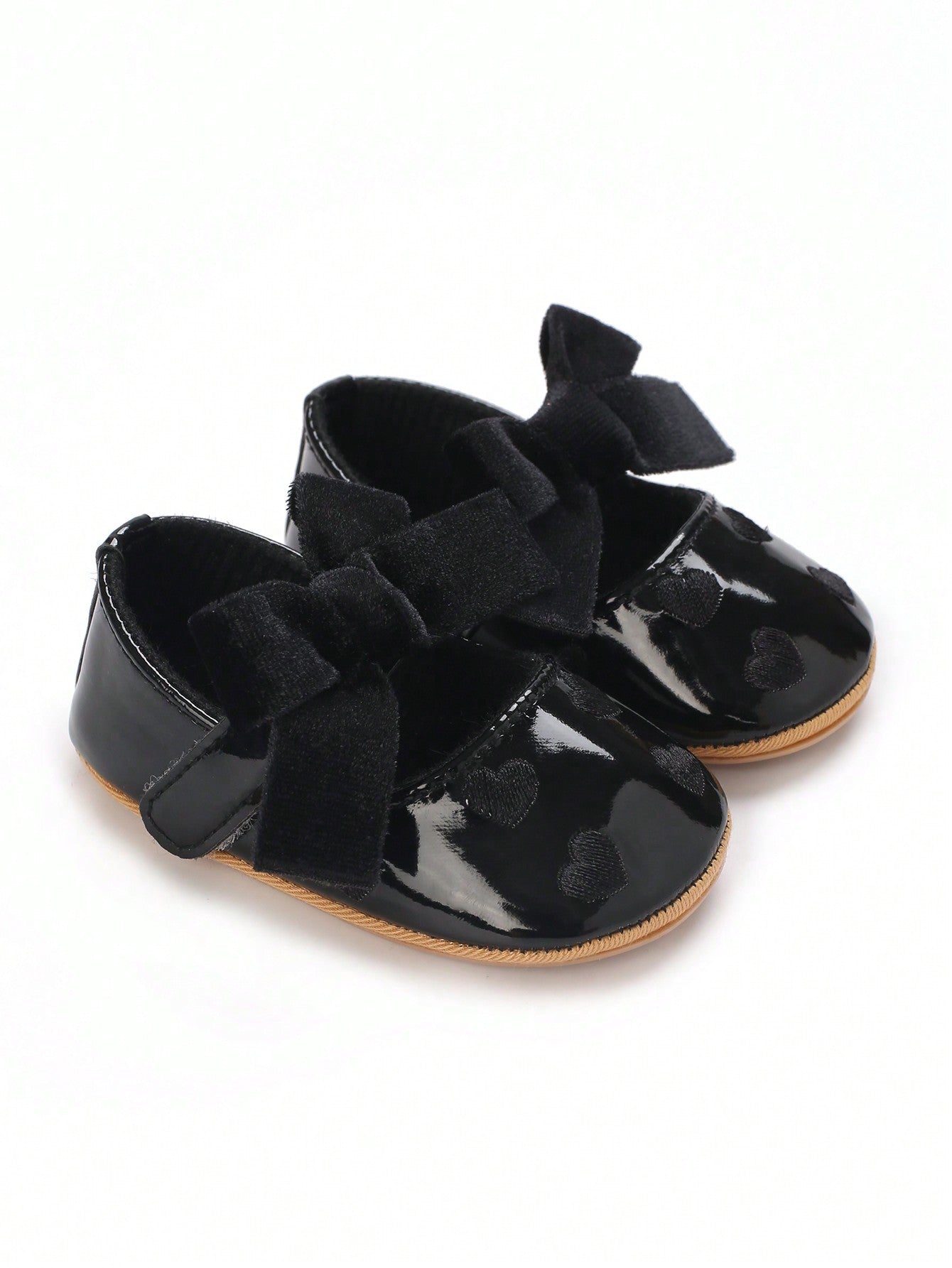 حذاء شبه مسطح للأميرات بعقدة فراشة