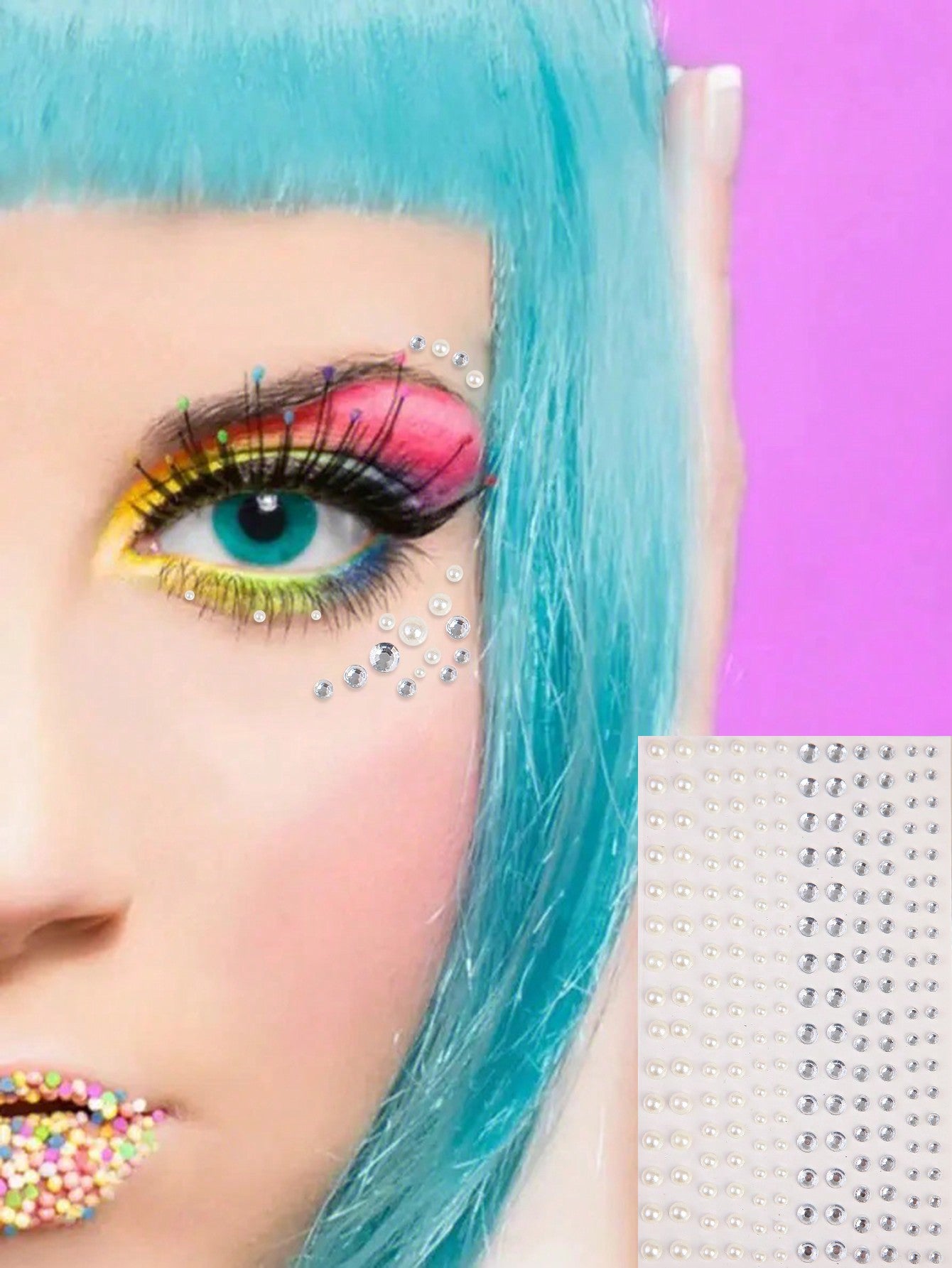 جليتر وجواهر الوجه