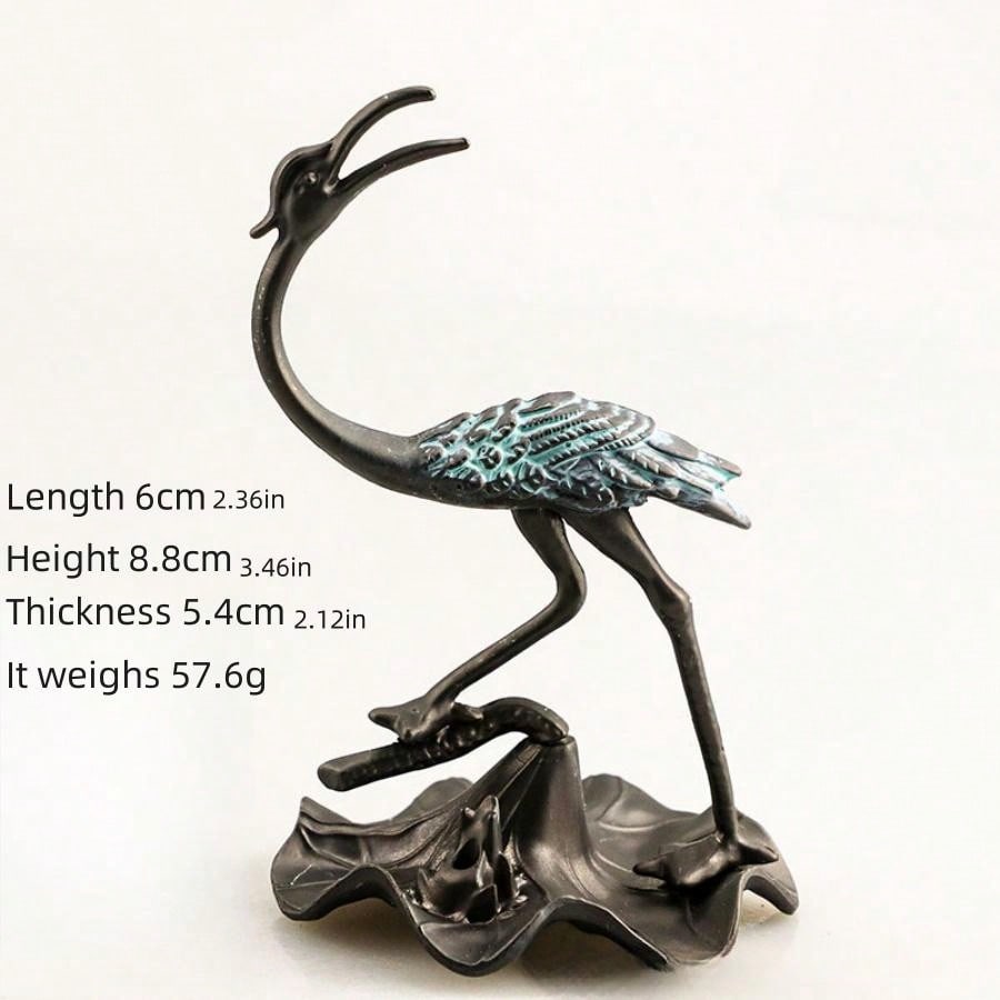 مدفأة دخان الكرين العتيقة ، حامل بخور زين مصغر داخلي للقضبان والأسطوانات بدعامة