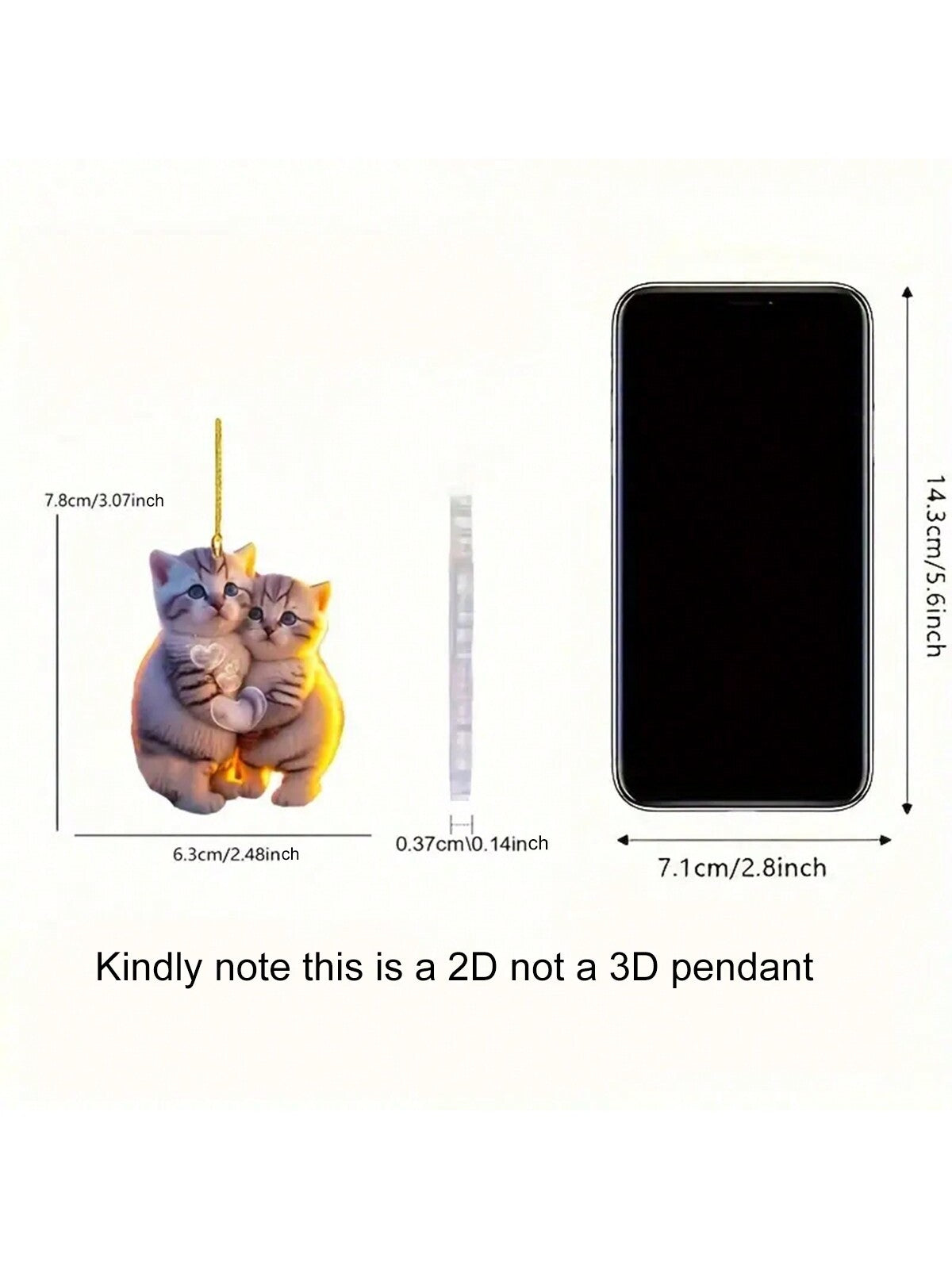 بأكريليك قطة زوجين لطيفة