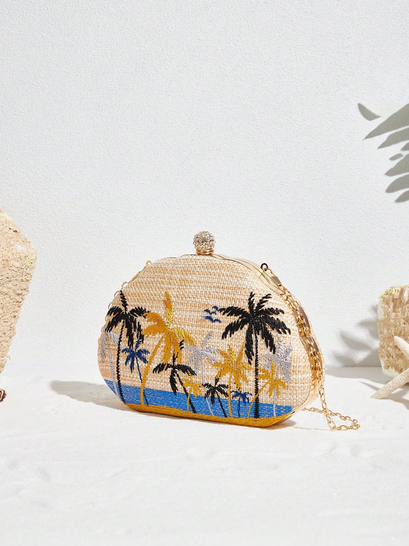 حقيبة يد بخيوط جوز الهند لمهرجان الموسيقى والاجازات