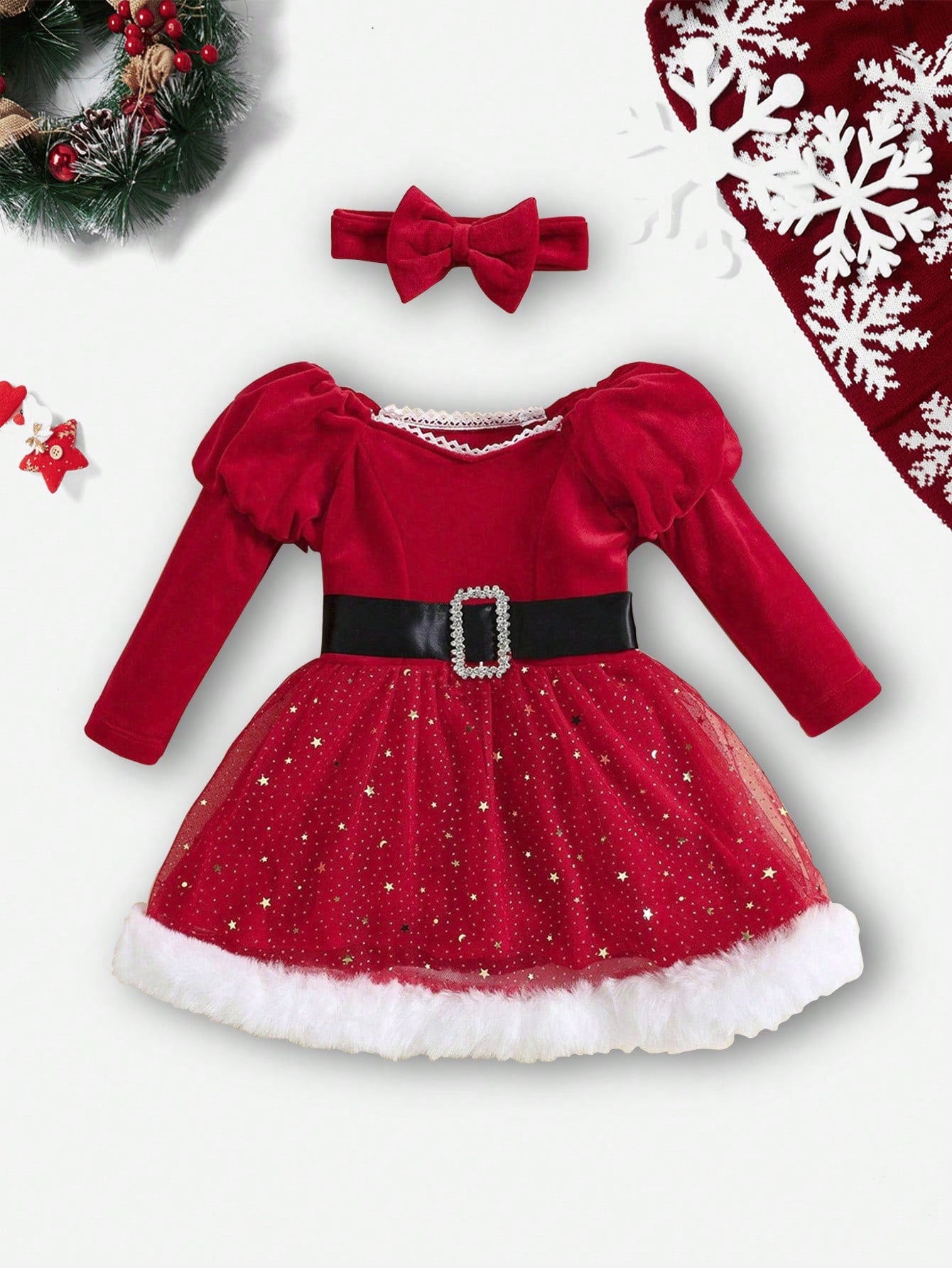 فستان طويل للرضع و الأطفال الصغيرات