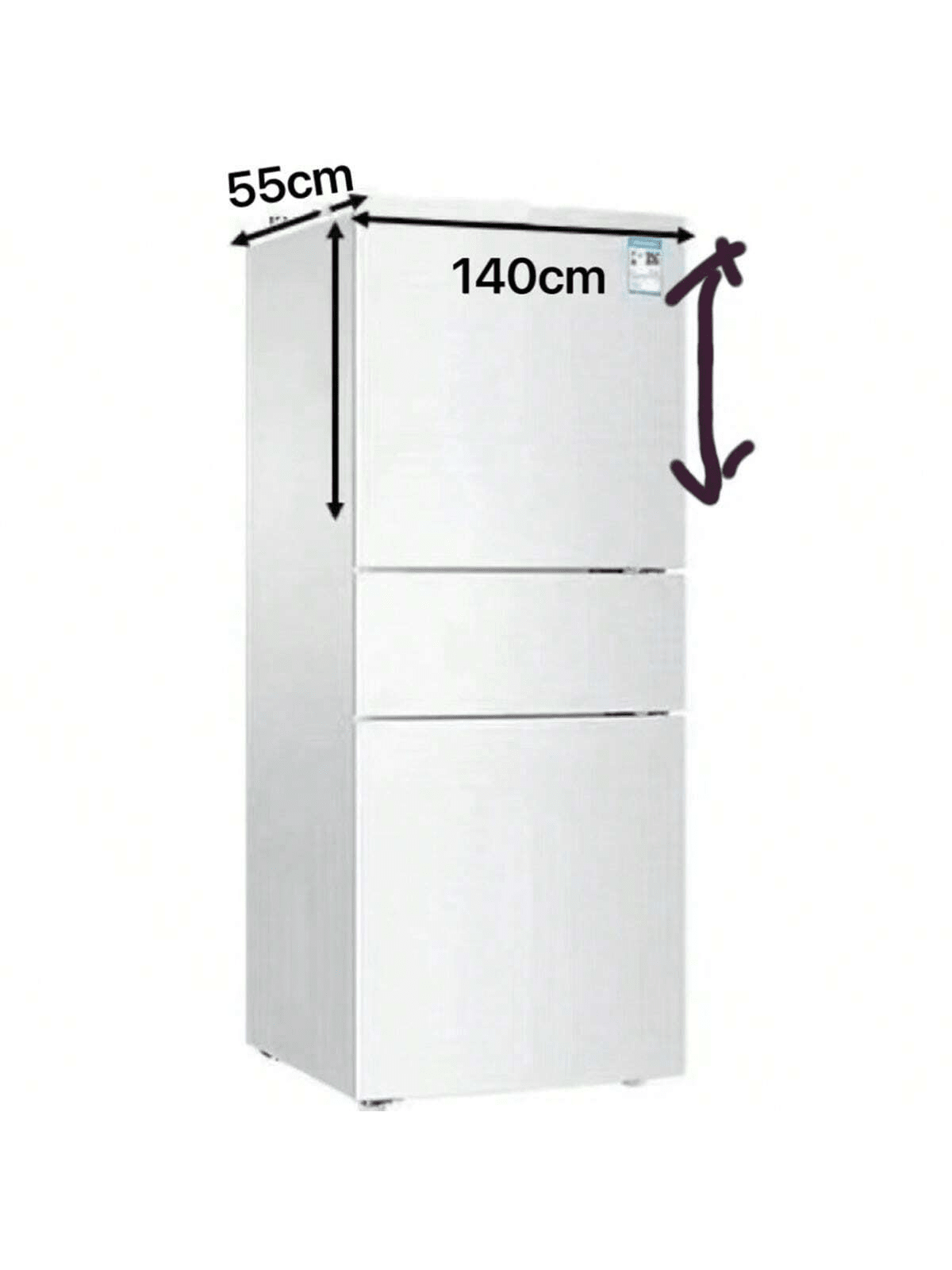 غطاء واقي من الغبار لثلاجة باب واحد