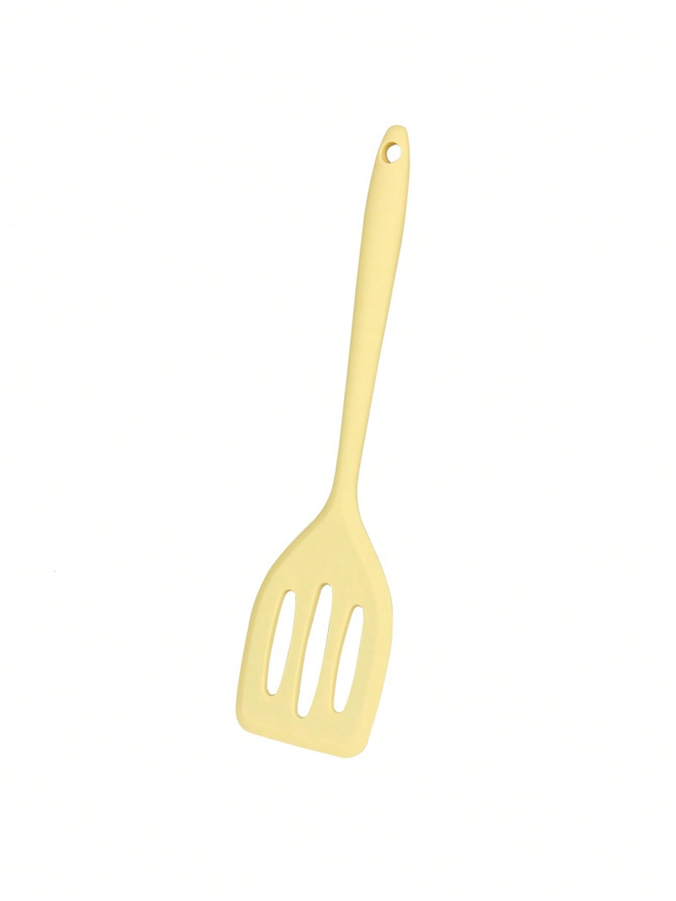 ملعقة مثقبة سيليكونية بمقبض ، ملعقة صغيرة لا تلتصق للأسماك، اللحوم المشوية والمقلاة السطحية ، مقاومة للحرارة ومملعة سيليكونية متينة وسهلة التنظيف