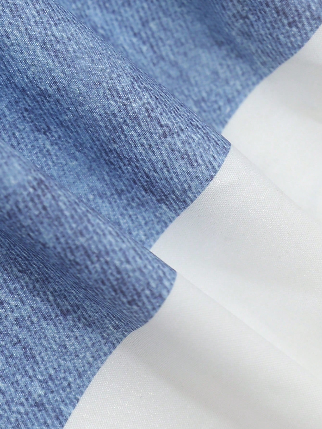 بنطلون أطفال بناتي بتقليد جينز مع زينة عقدة