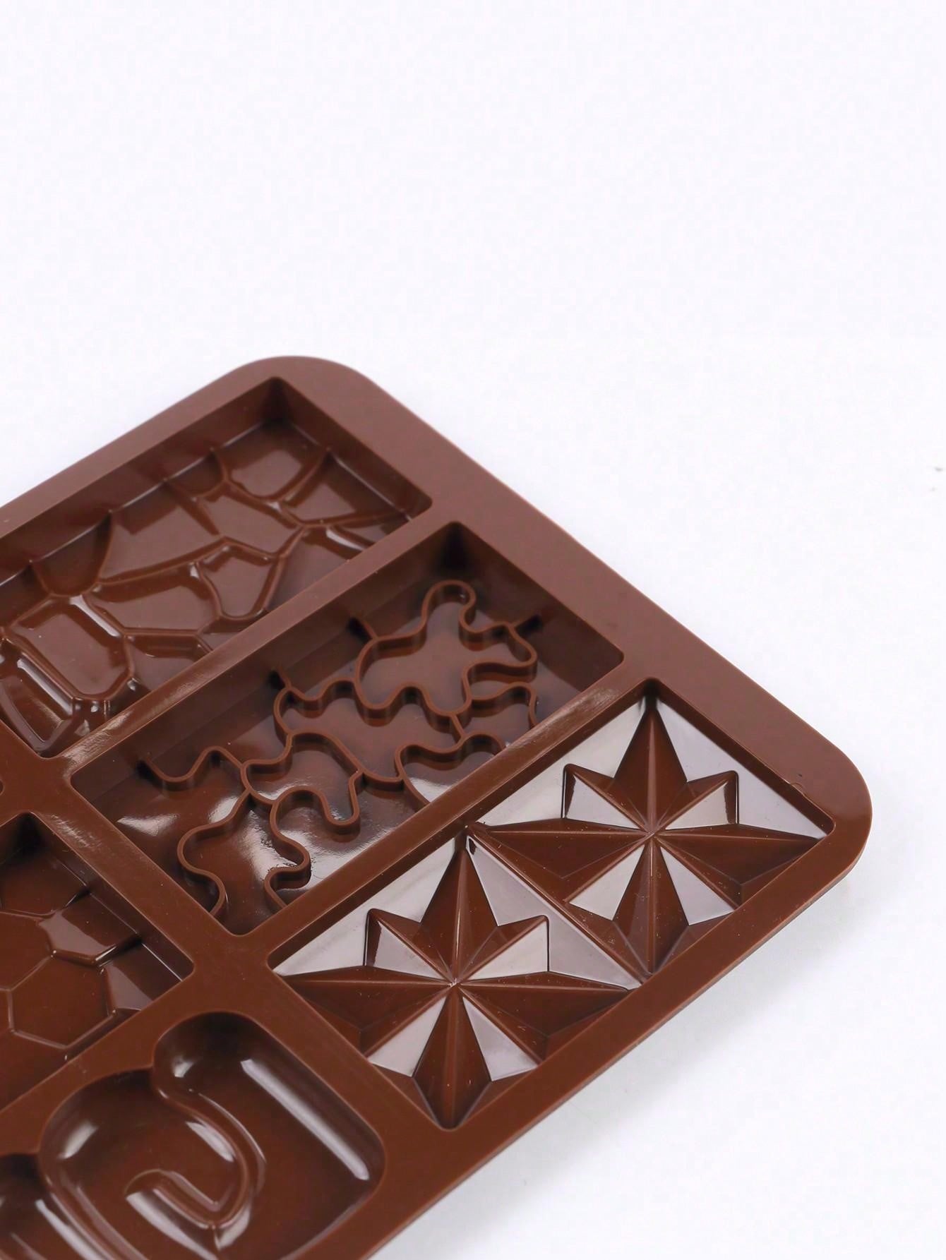 قالب واحد من السيليكون بستة فتحات لصنع  شوكولاتة، قوالب سيليكون لصنع شموع الشمع غيرلاصقة، وقوالب رياضية منزلية للبروتين والطاقة.