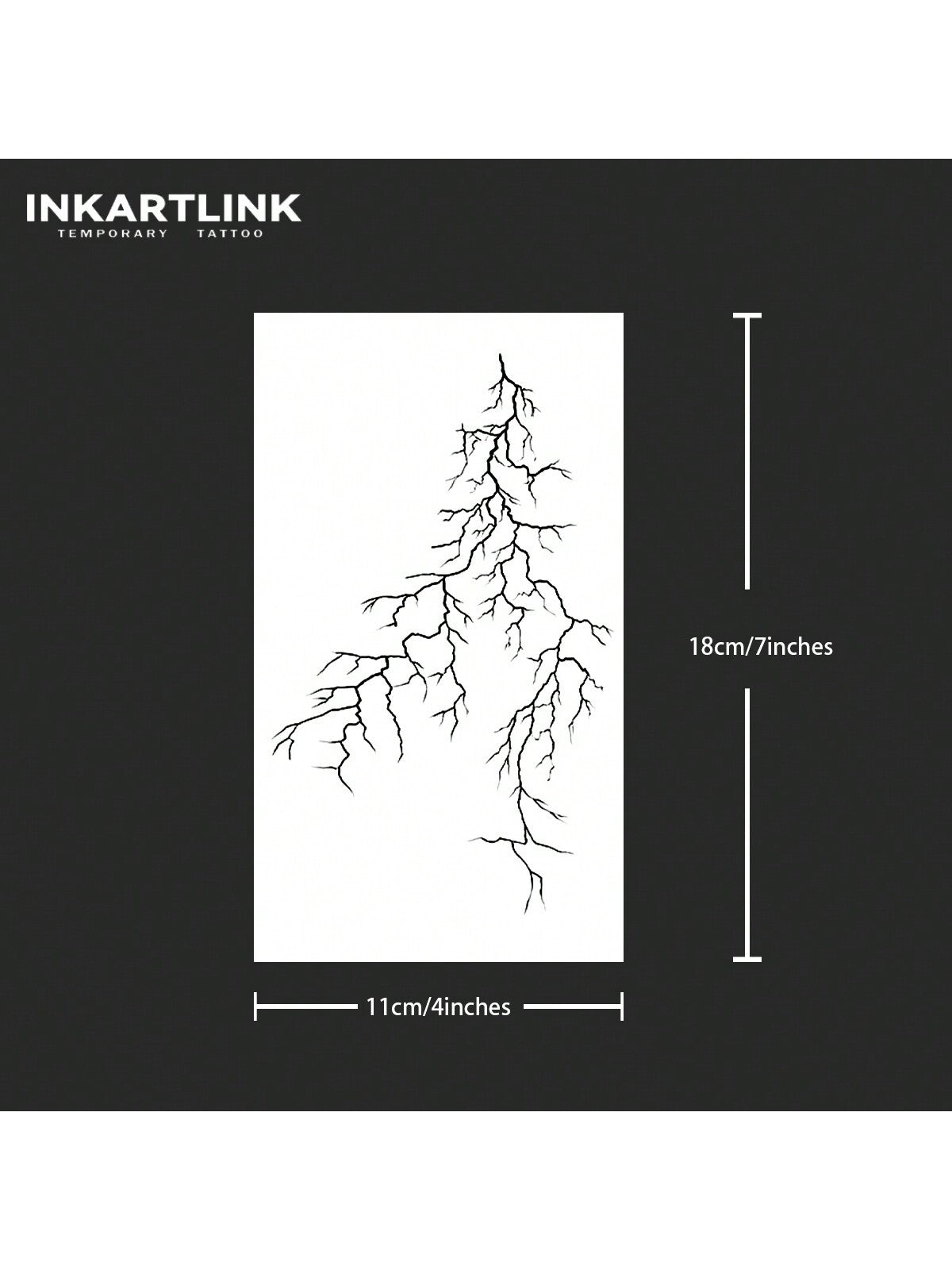 تقنية ثورية للوشم، وشم نصف دائم، وشم مؤقت بتصميم البرق