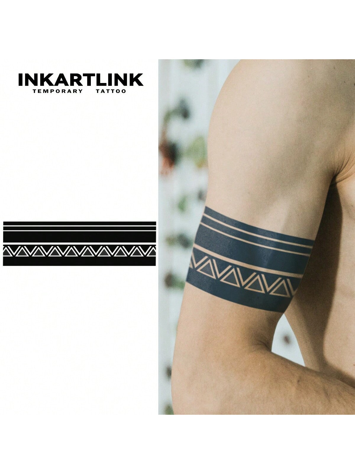 وشم مؤقت ذو مظهر احترافي ، وشم نصف دائم ، ذو تقنية ثورية للوشم، سوار المايا، وشم مؤقت للذراع ، تدوم طويلاً،