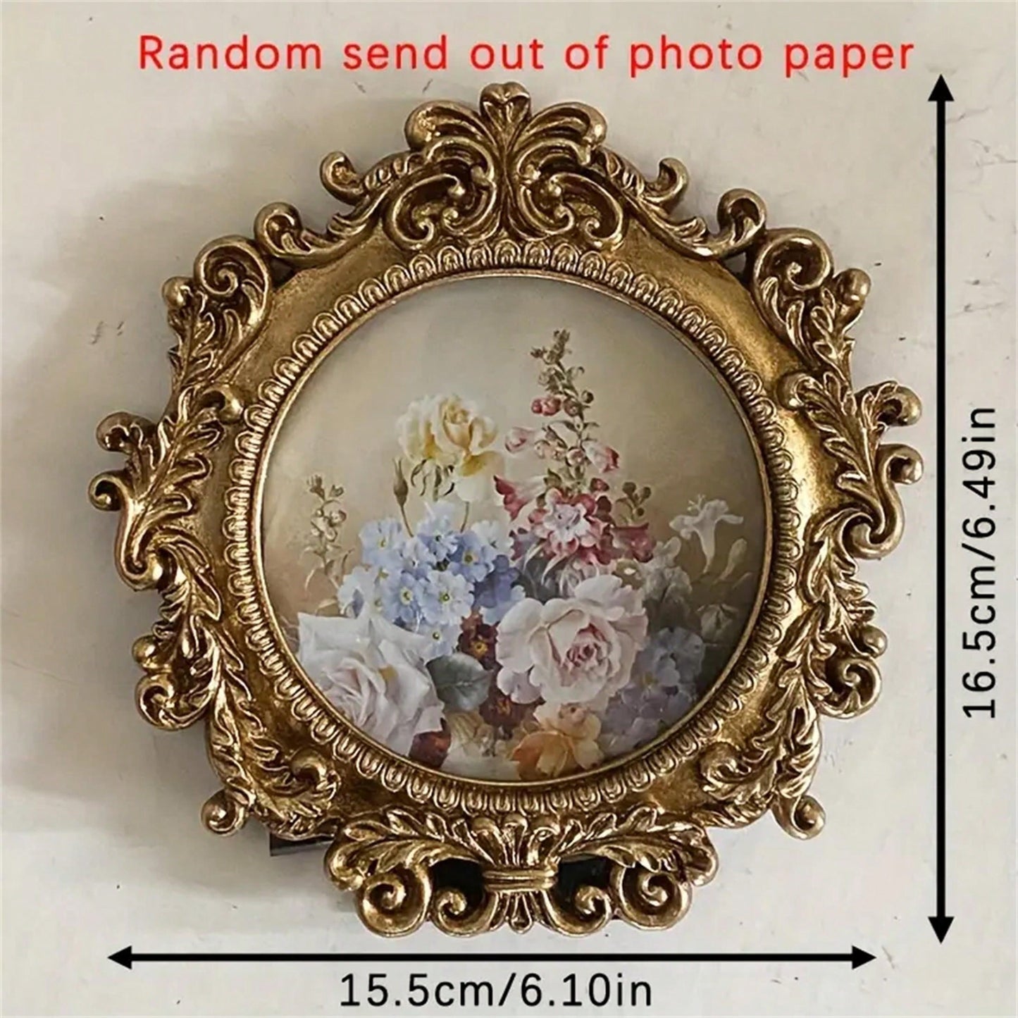 إطار صور شبه مصنوع من الورق الأمريكي العتيق