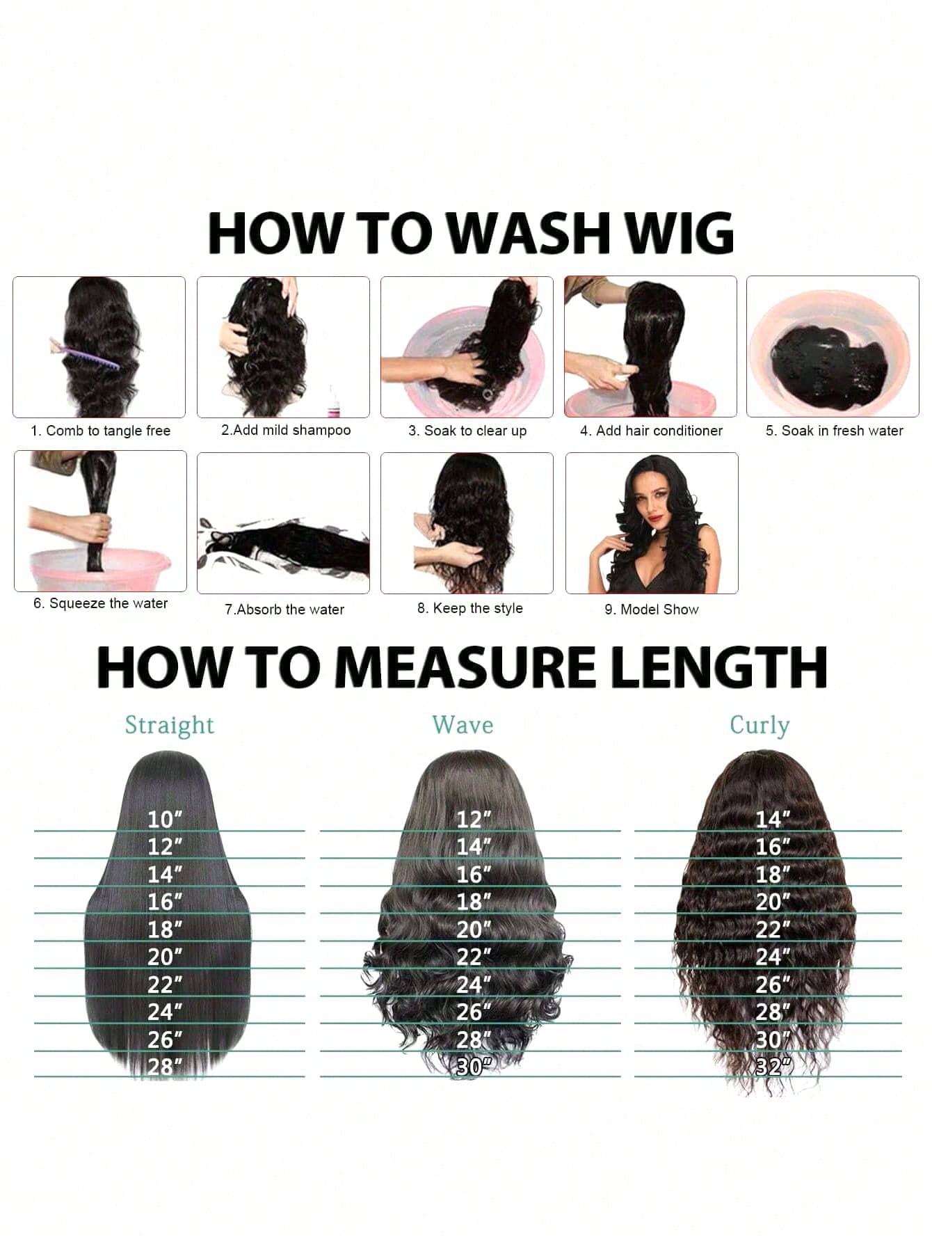 باروكات شعر اصطناعي منسوجة