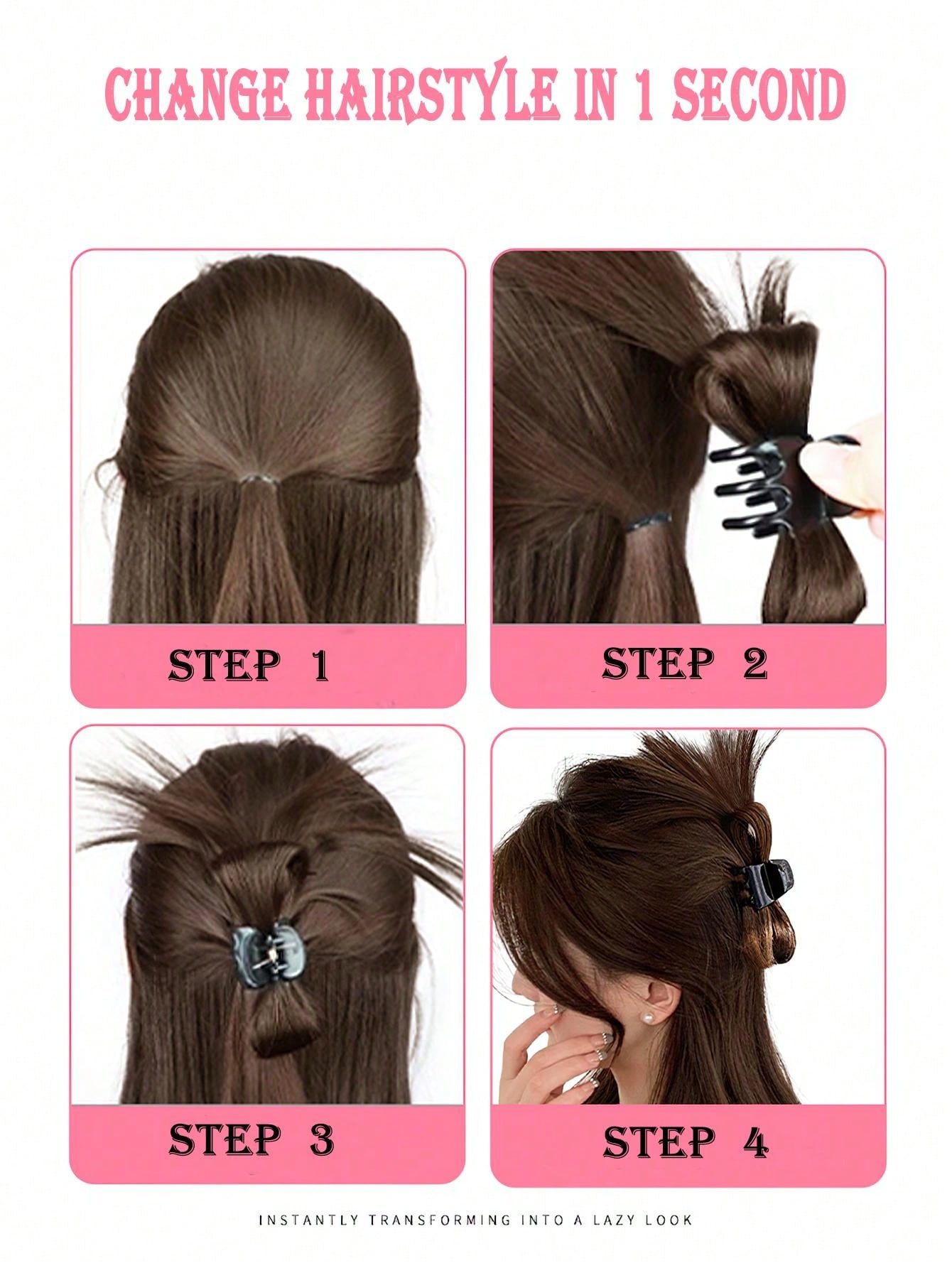 مشبك العقدة فوضوية لتمديد الشعر للنساء مشبك العقدة للإكسسوارات الشعرية