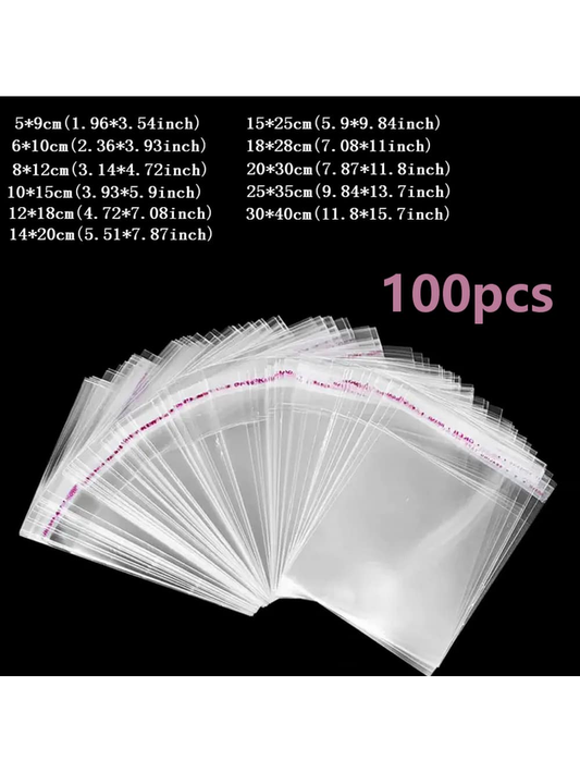 أكياس بلاستيكية شفافة