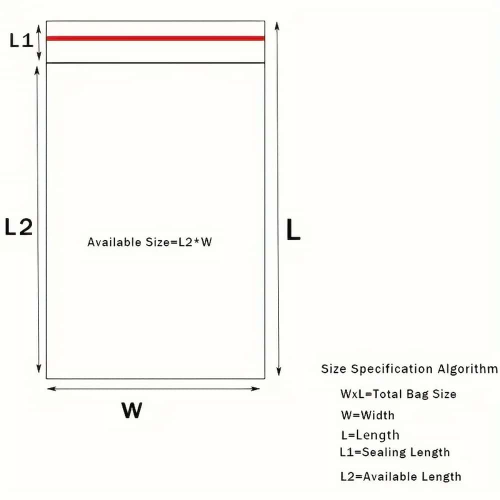 أكياس بلاستيكية شفافة