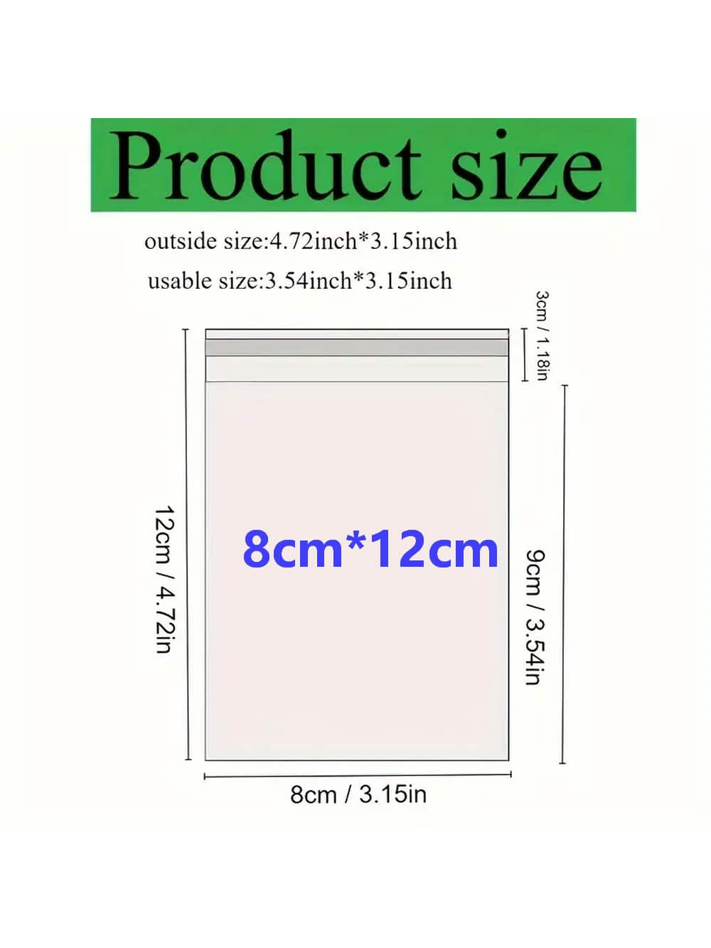 أكياس بلاستيكية شفافة