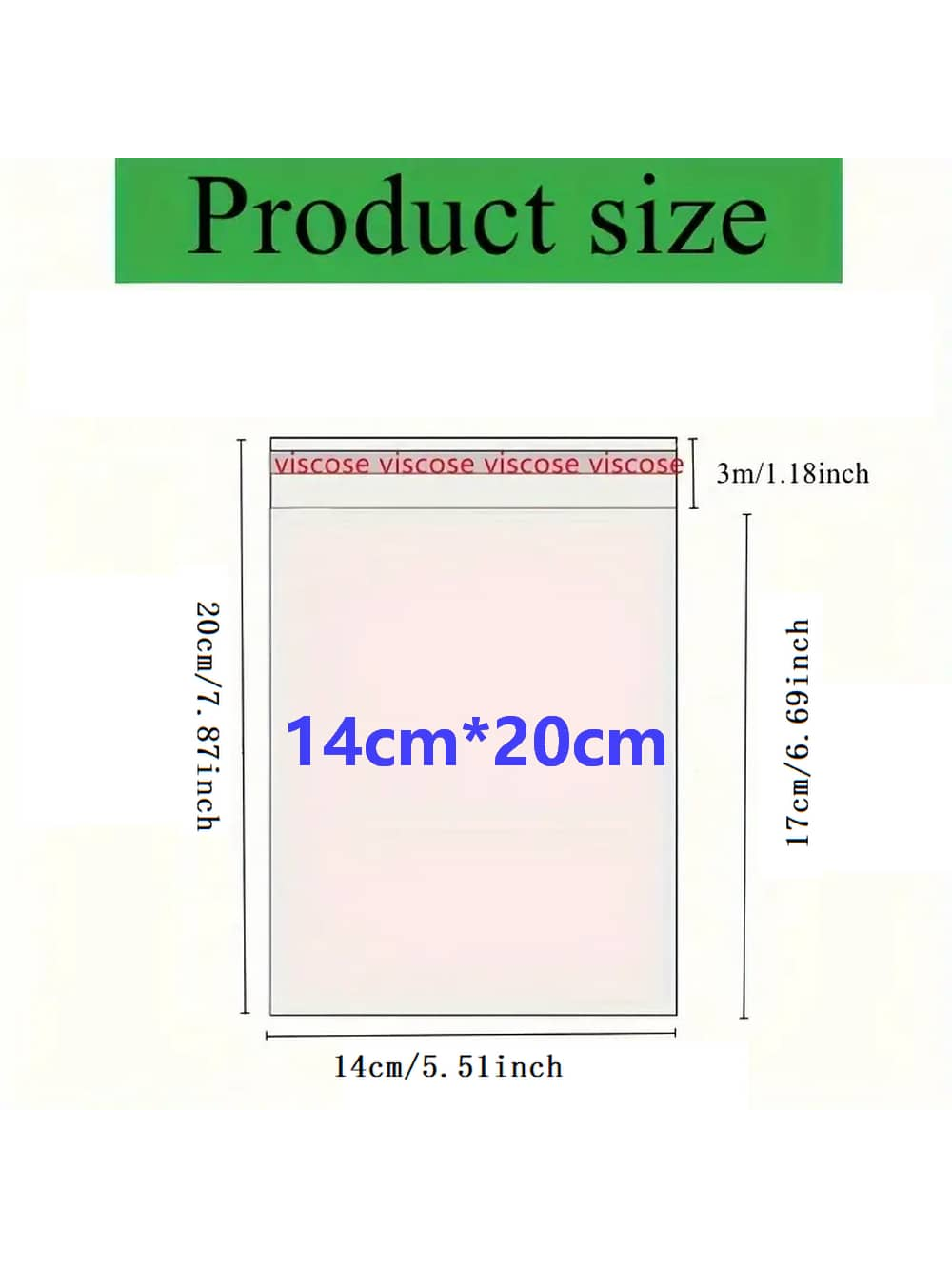أكياس بلاستيكية شفافة