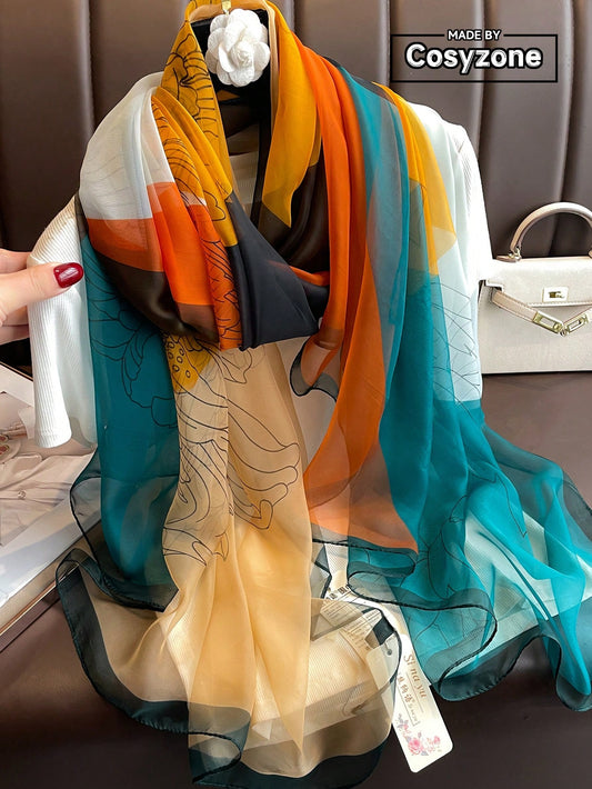 قطعة واحدة وشاح من الشيفون